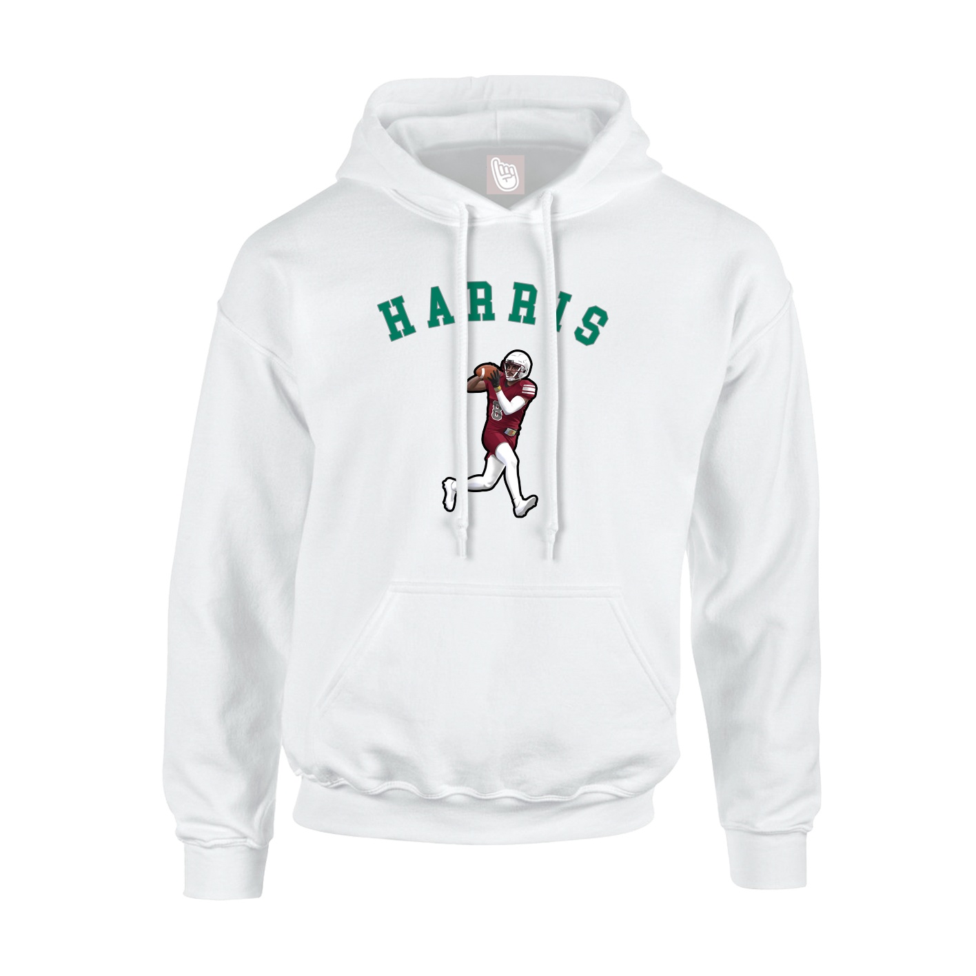 Hoodie — Shirsey Arch in White