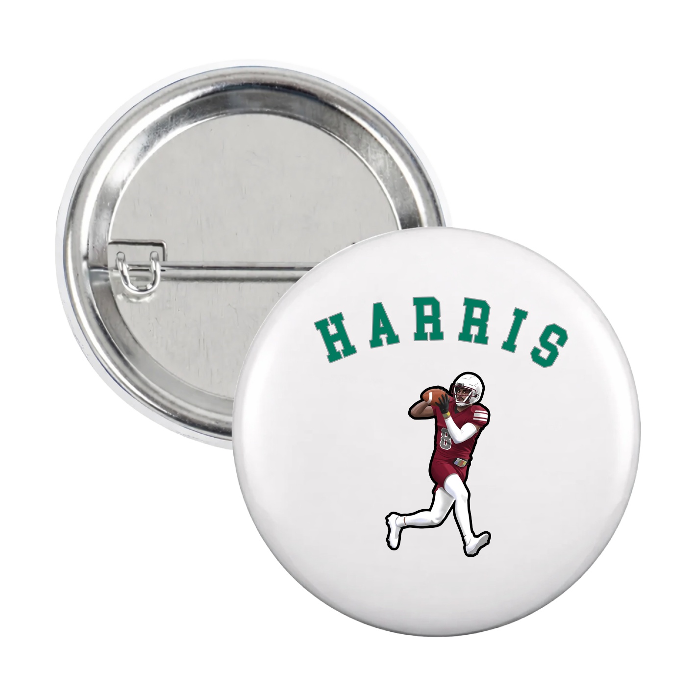 Game Day Button — Shirsey Arch in White