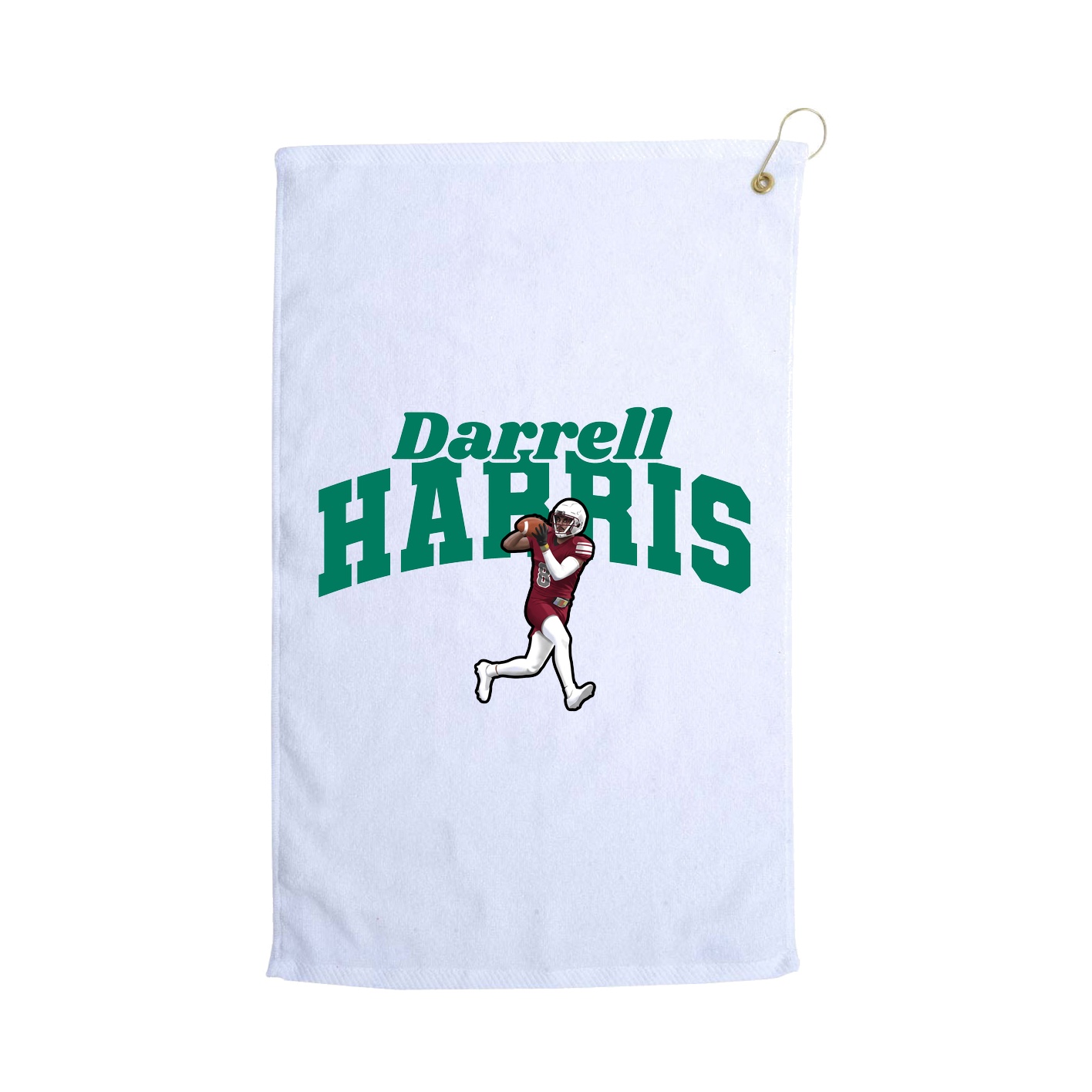Golf Towel — Signature Arch in White