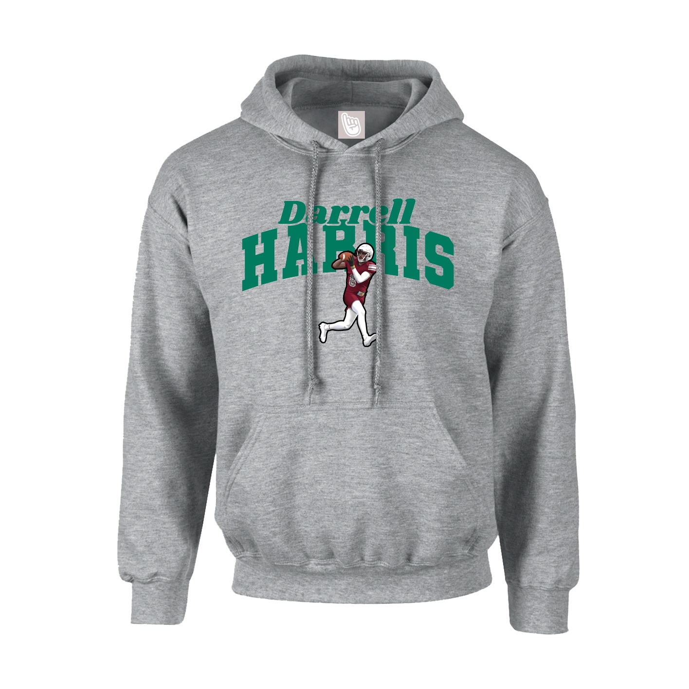 Hoodie — Signature Arch in Grey