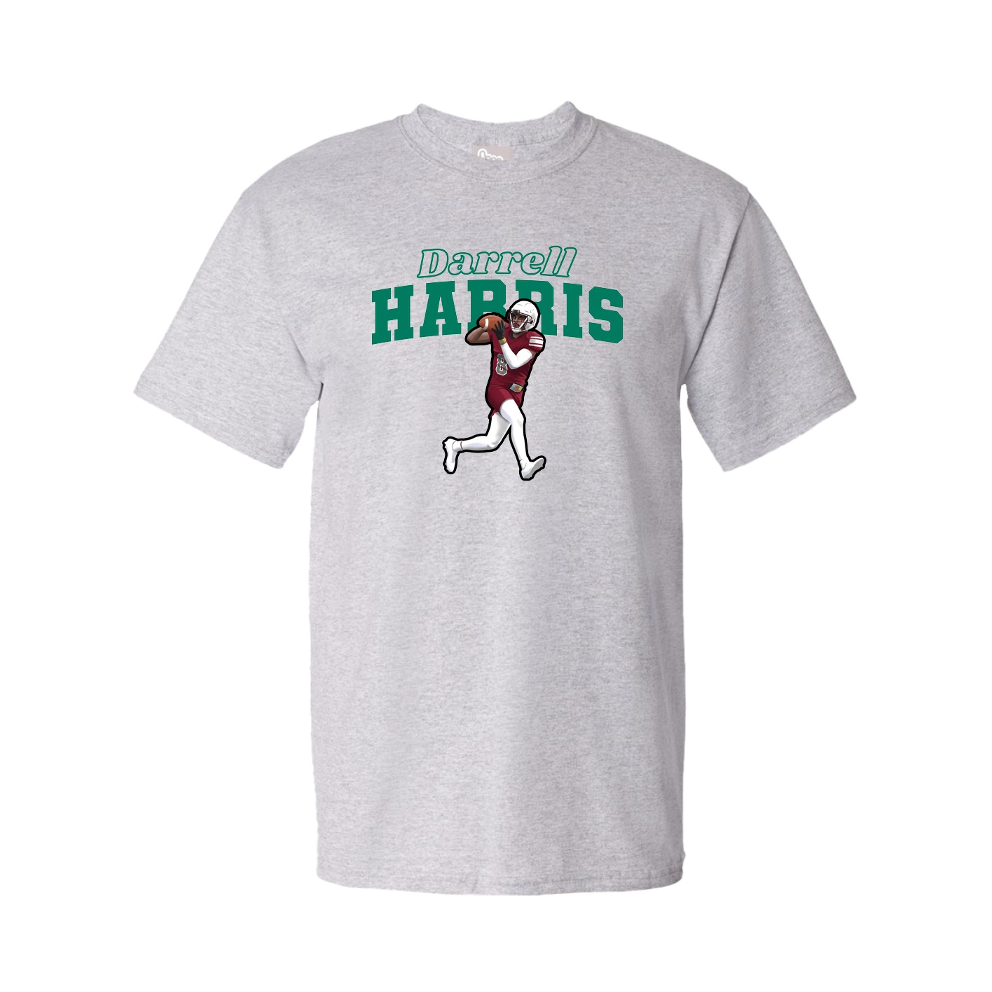 Tee — Name Arch in Grey