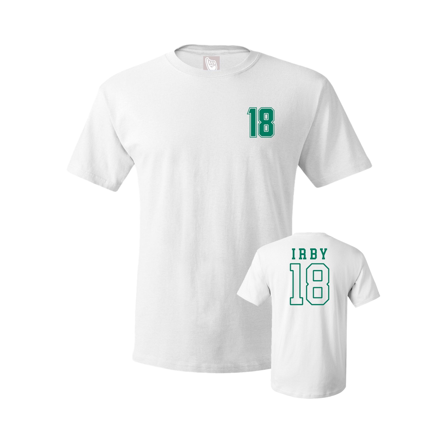 Youth Tee — Chest Back in White