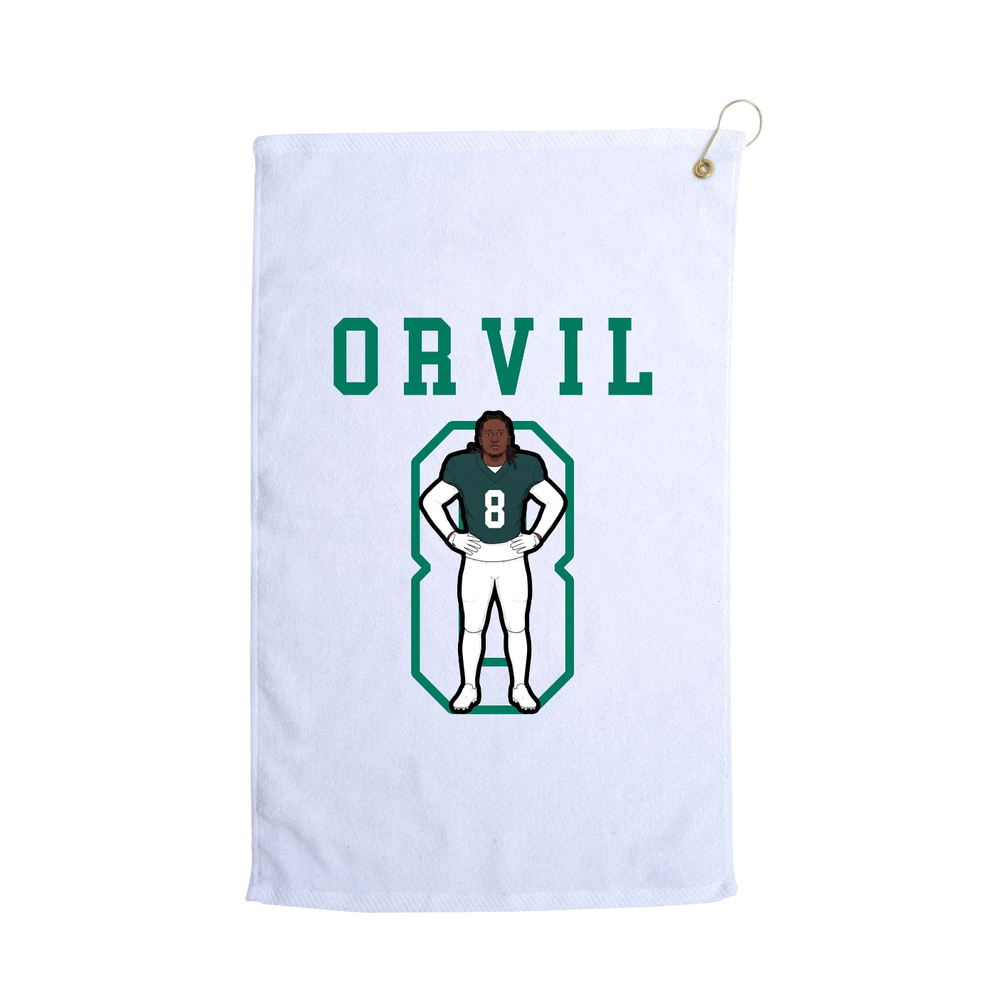 Golf Towel — Shirsey in White
