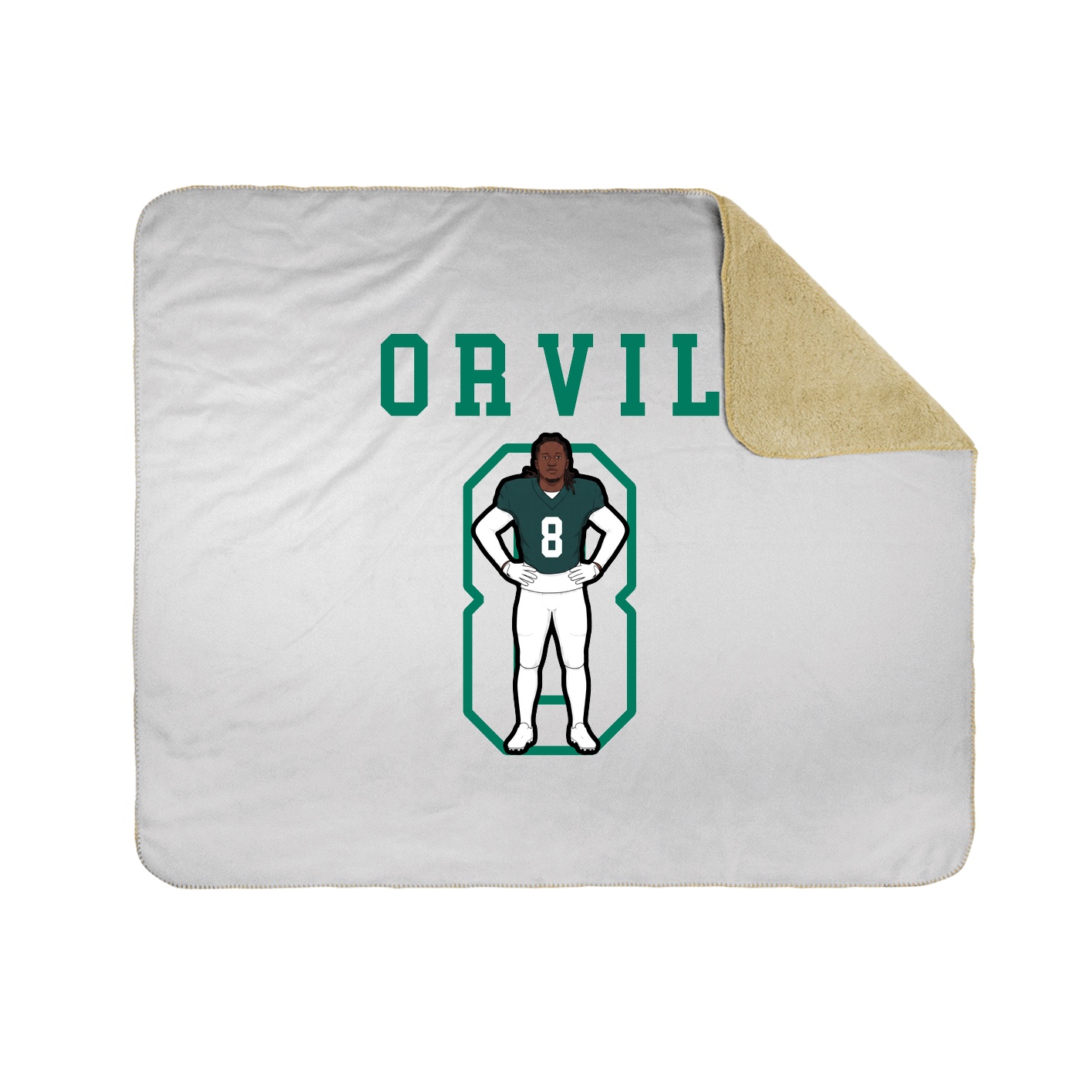Throw Blanket — Shirsey in White