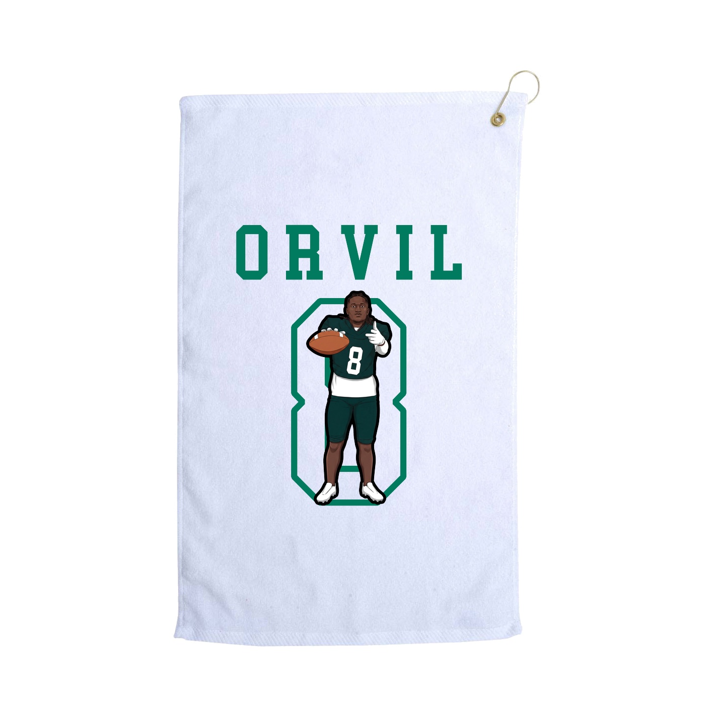 Golf Towel — Shirsey in White