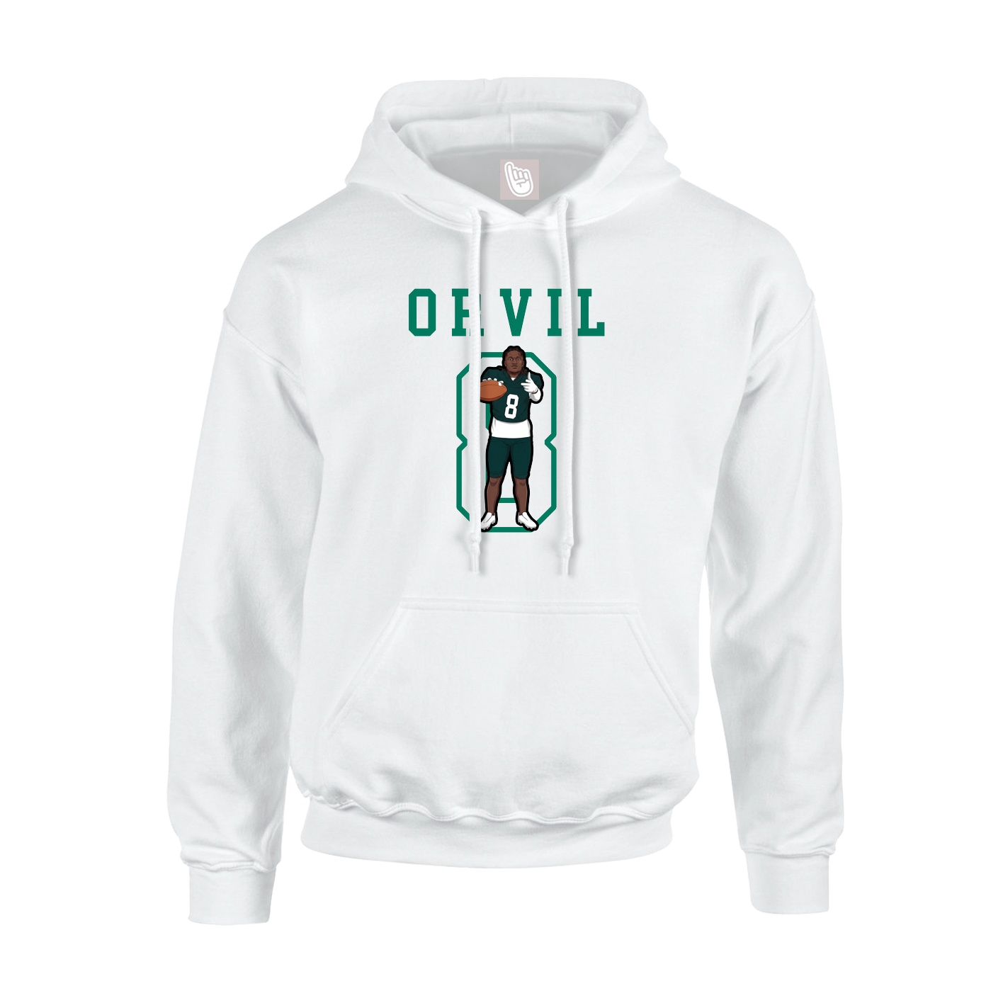 Youth Hoodie — Shirsey in White