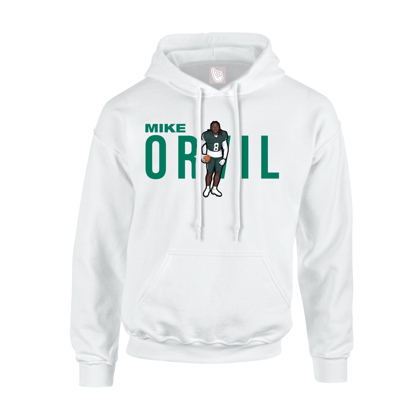 Hoodie — Player Name in White