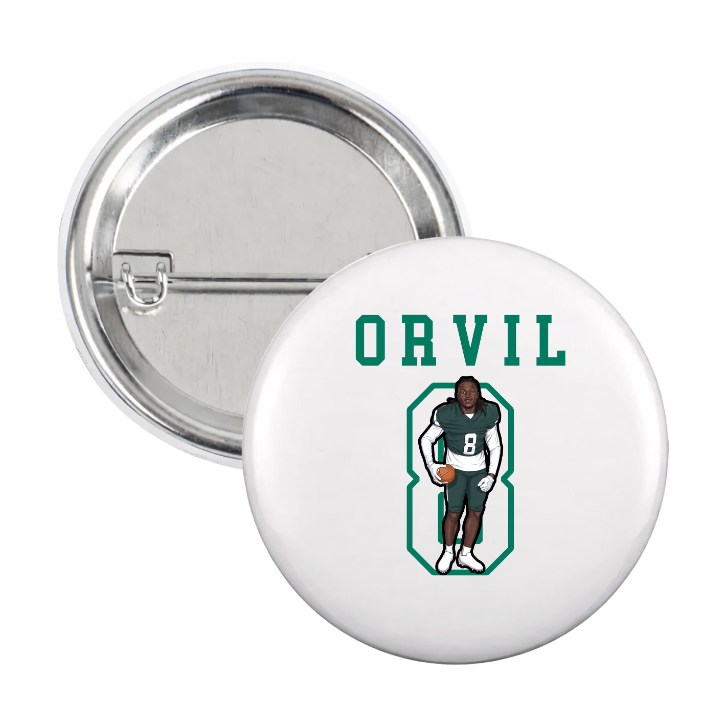 Game Day Button — Shirsey in White