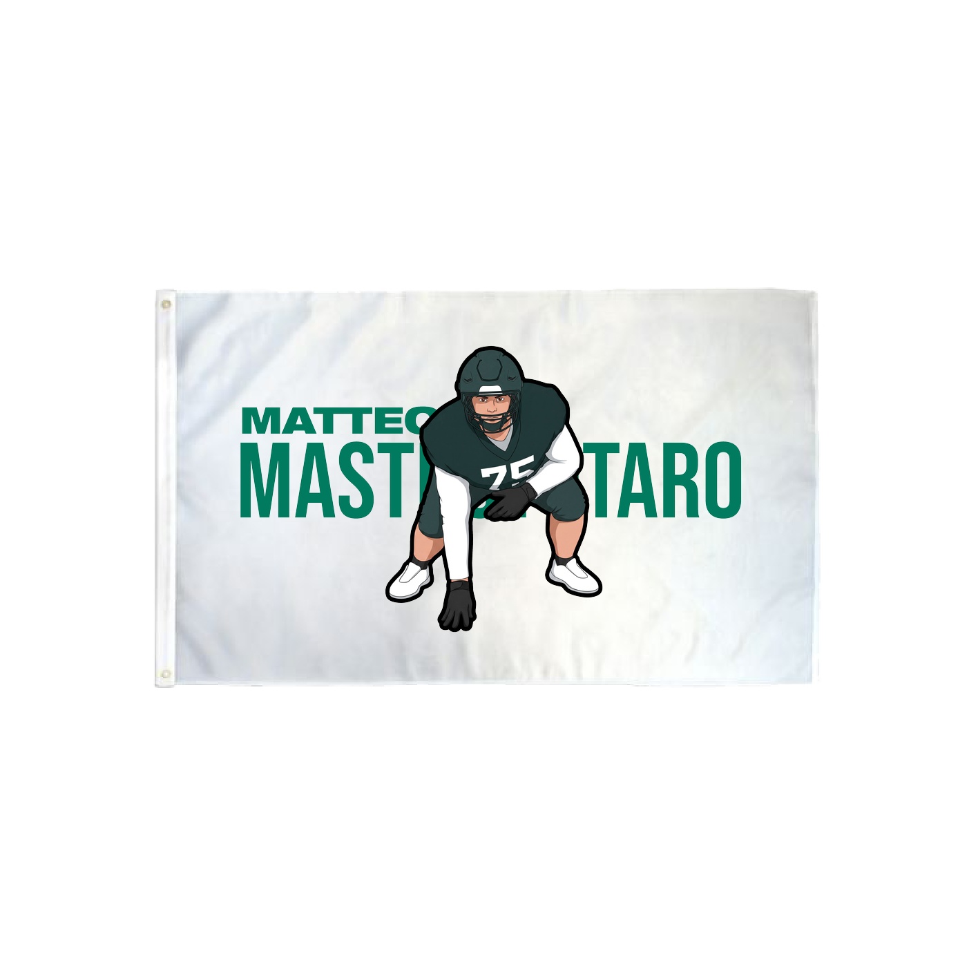 3x5 Flag — Player Name in Classic