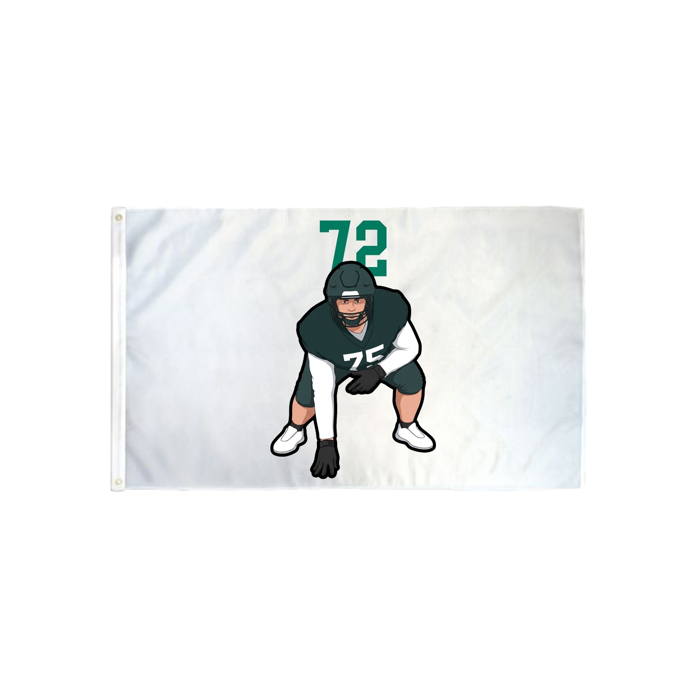 3x5 Flag — Number Top in Classic