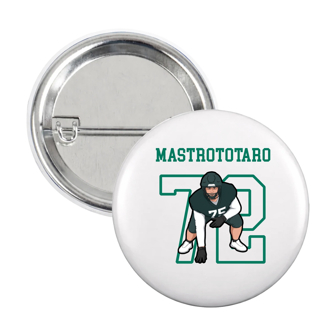 Game Day Button — Shirsey in White