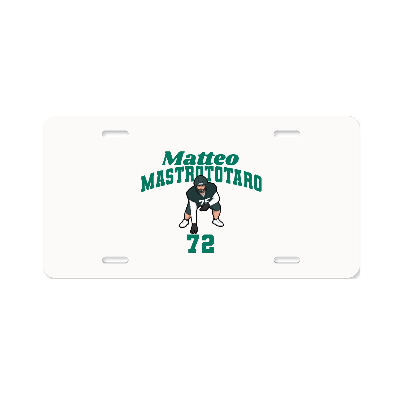 License Plate — Signature Arch in Classic