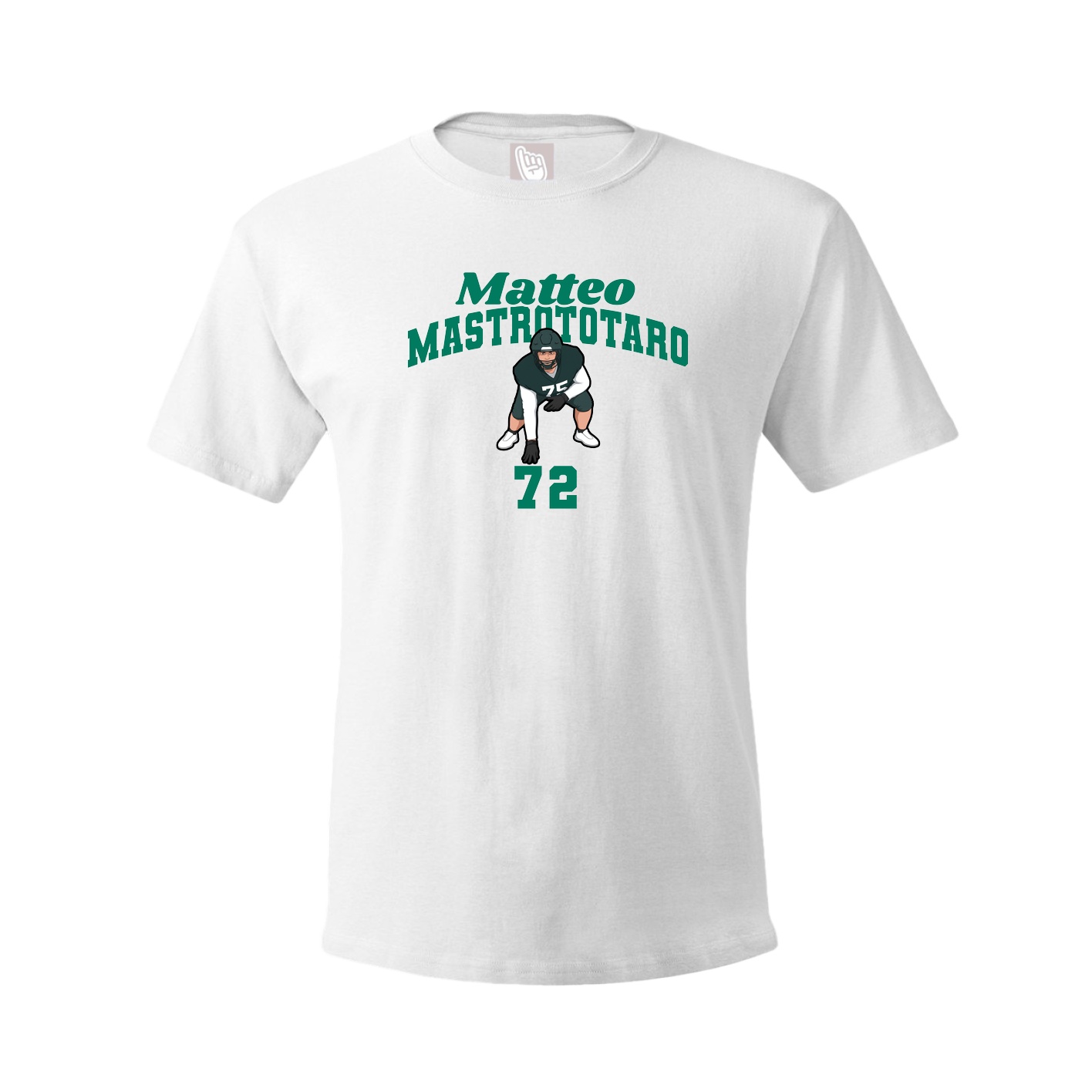 Youth Tee — Signature Arch in White
