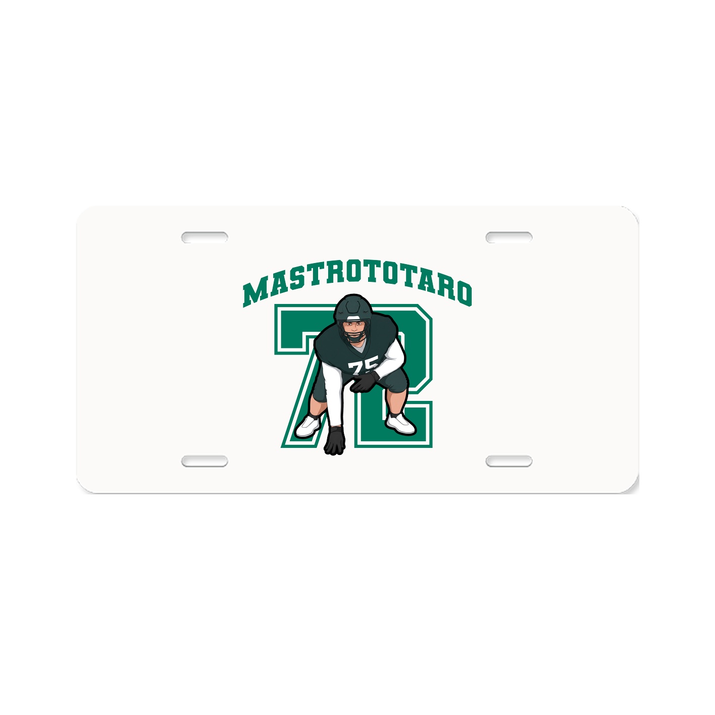 License Plate — Number in Classic