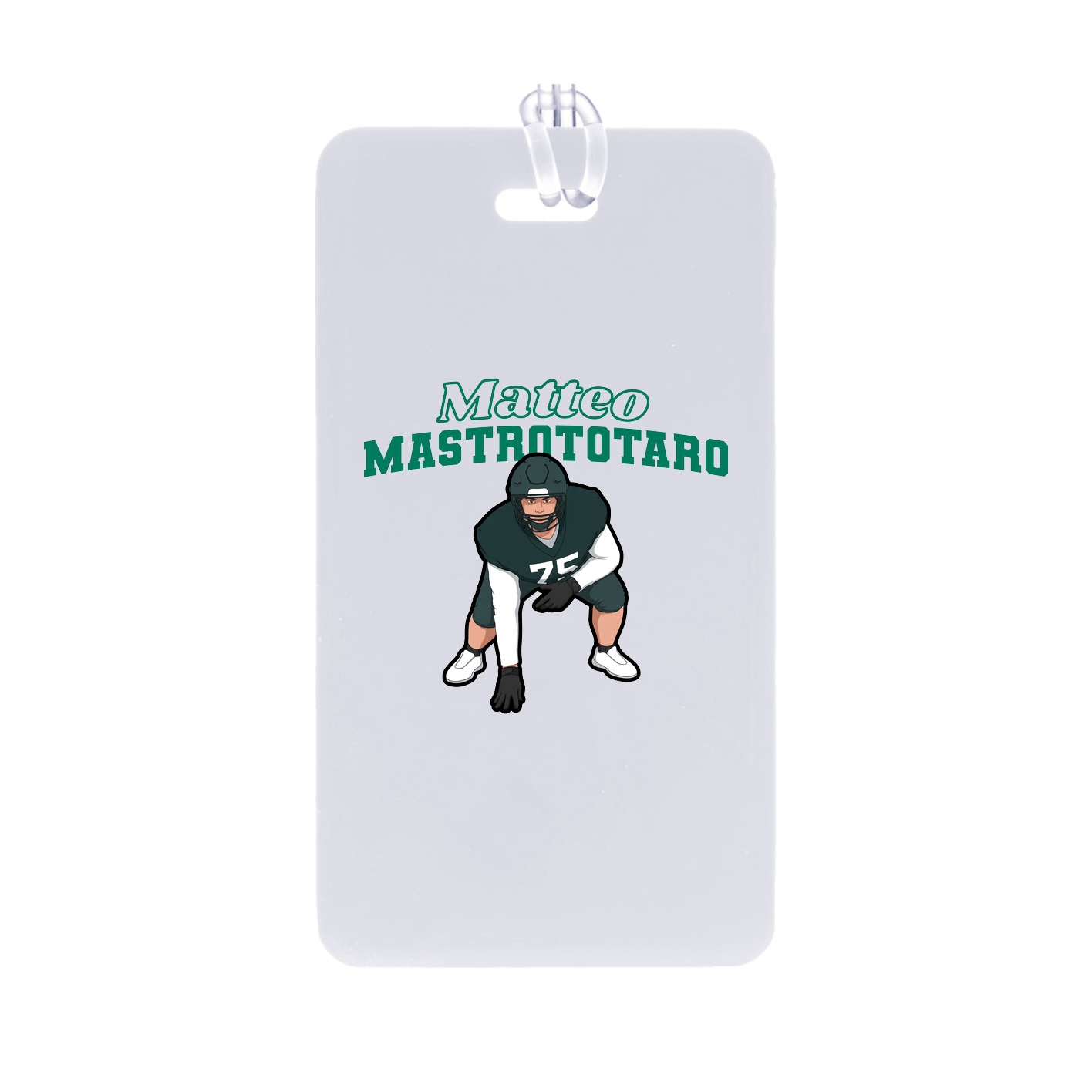 Bag Tag — Name Arch in Classic