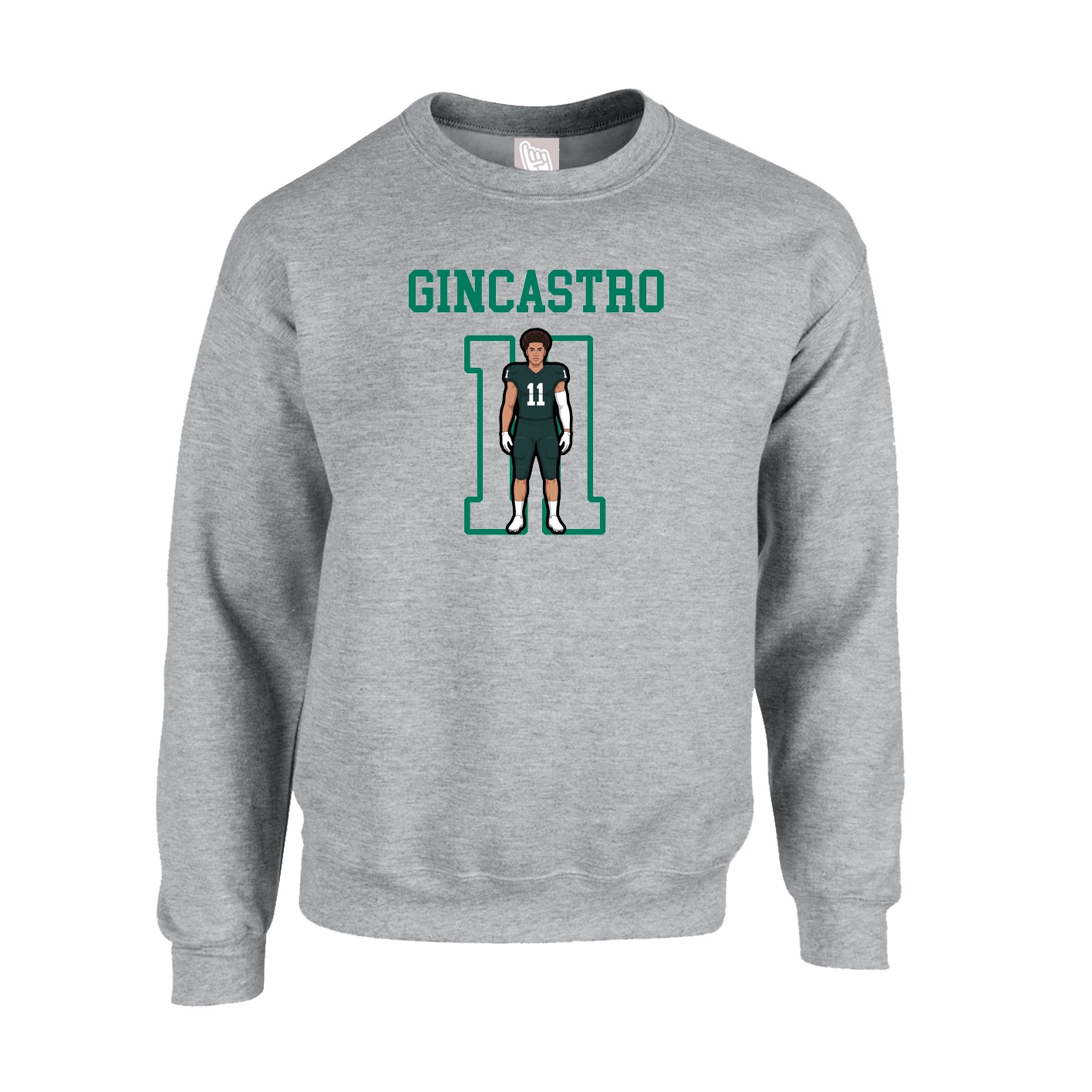 Fleece Crew — Shirsey in Grey