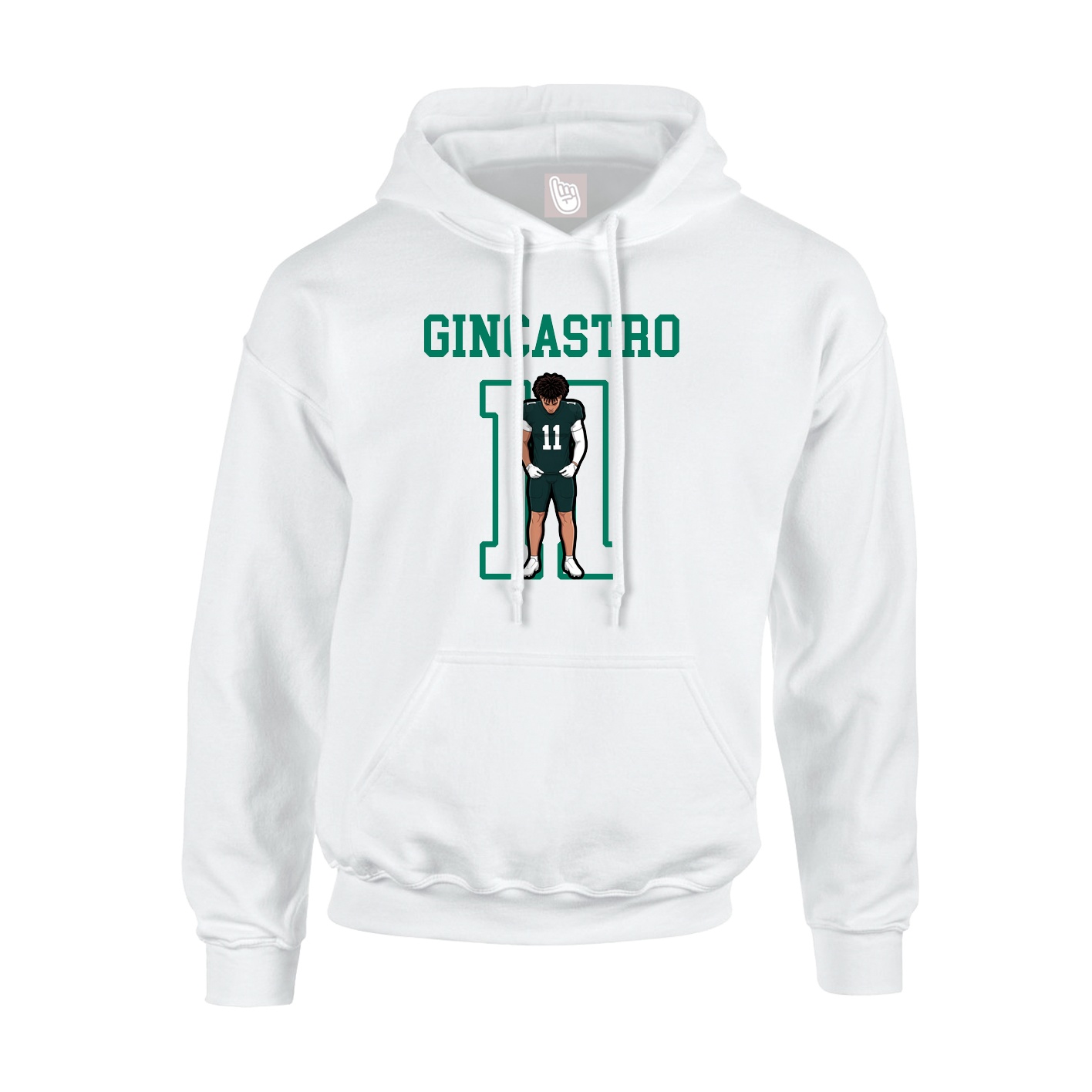 Youth Hoodie — Shirsey in White