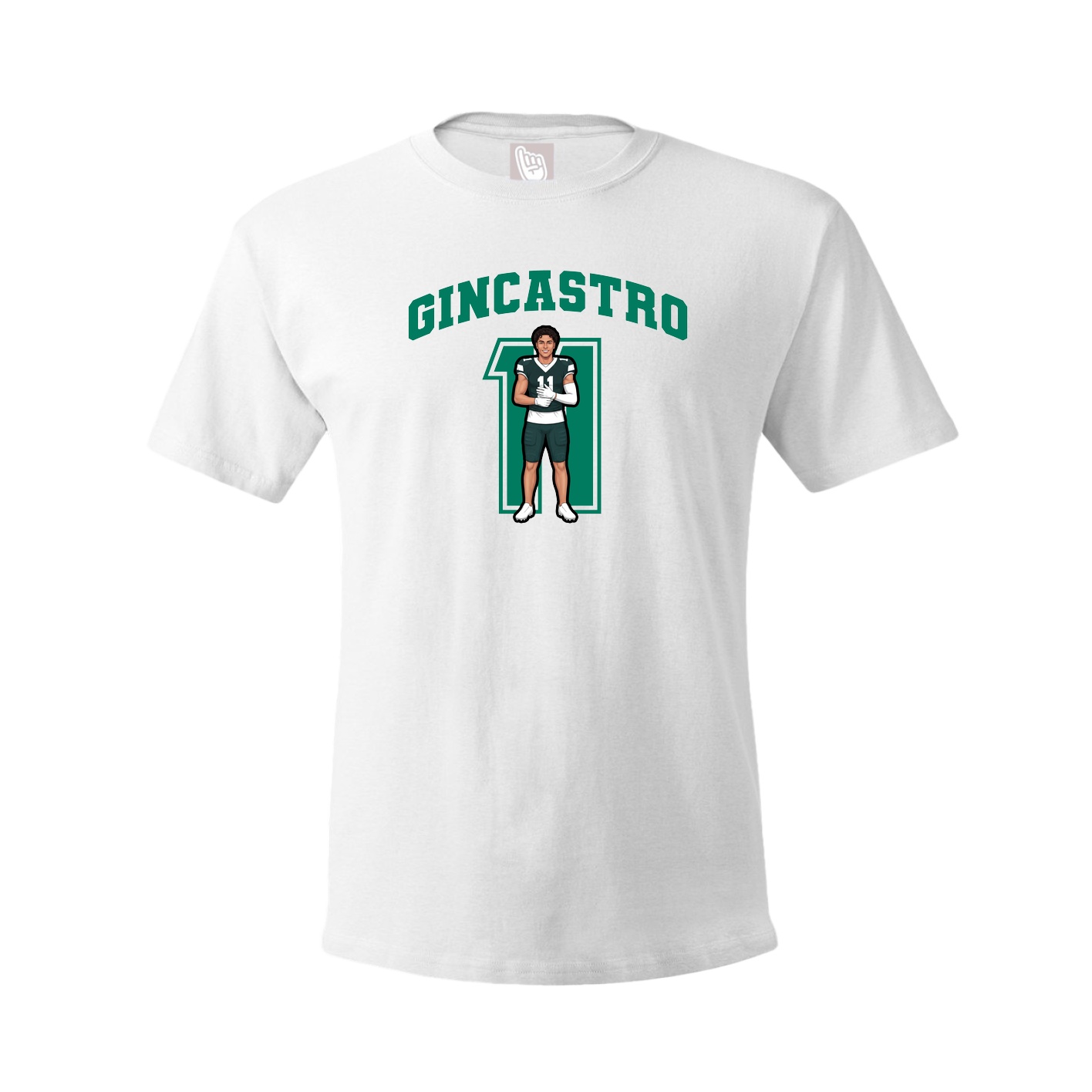 Tee — Number in White