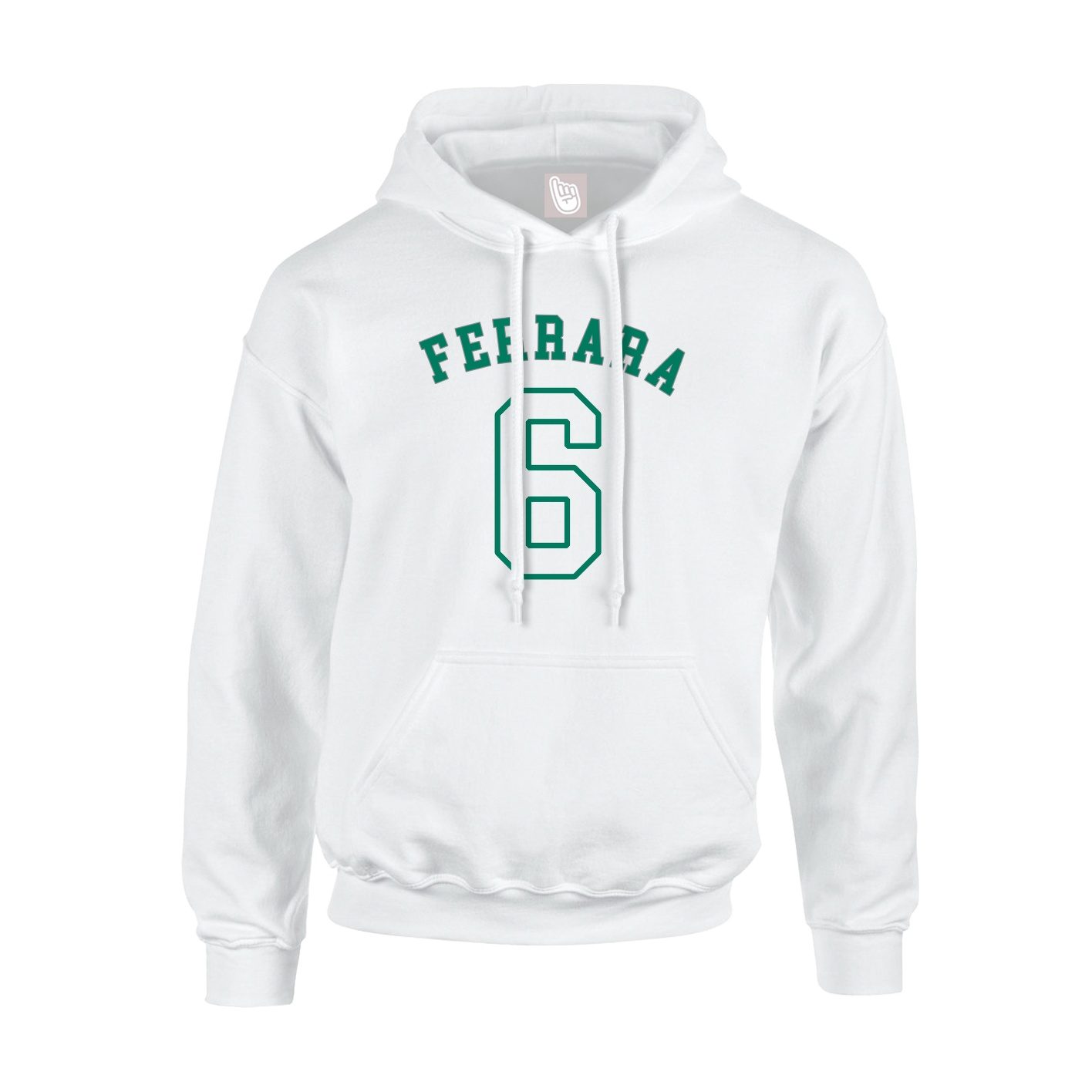 Hoodie — Shirsey Arch in White