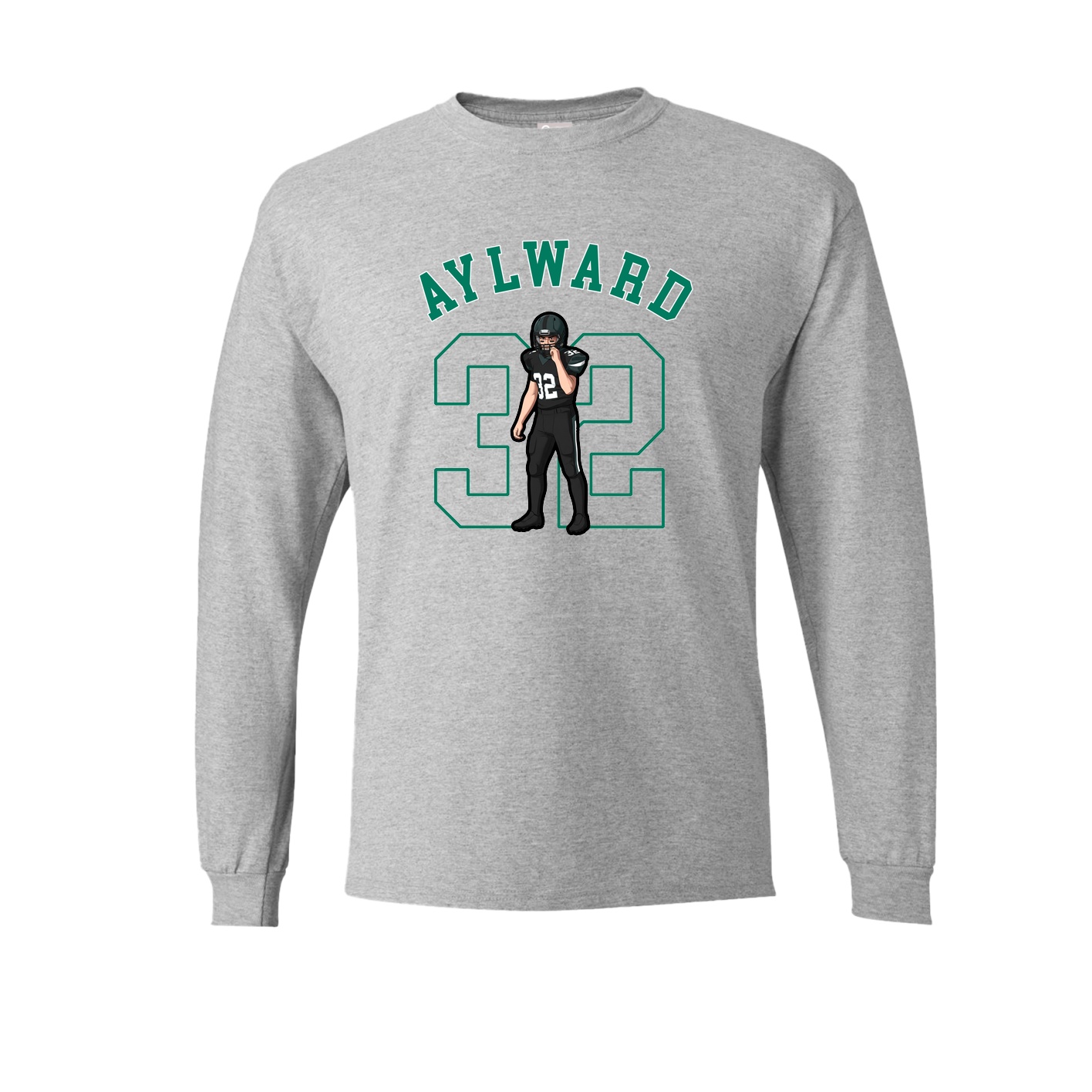 Long Sleeve Tee — Shirsey Arch in Grey