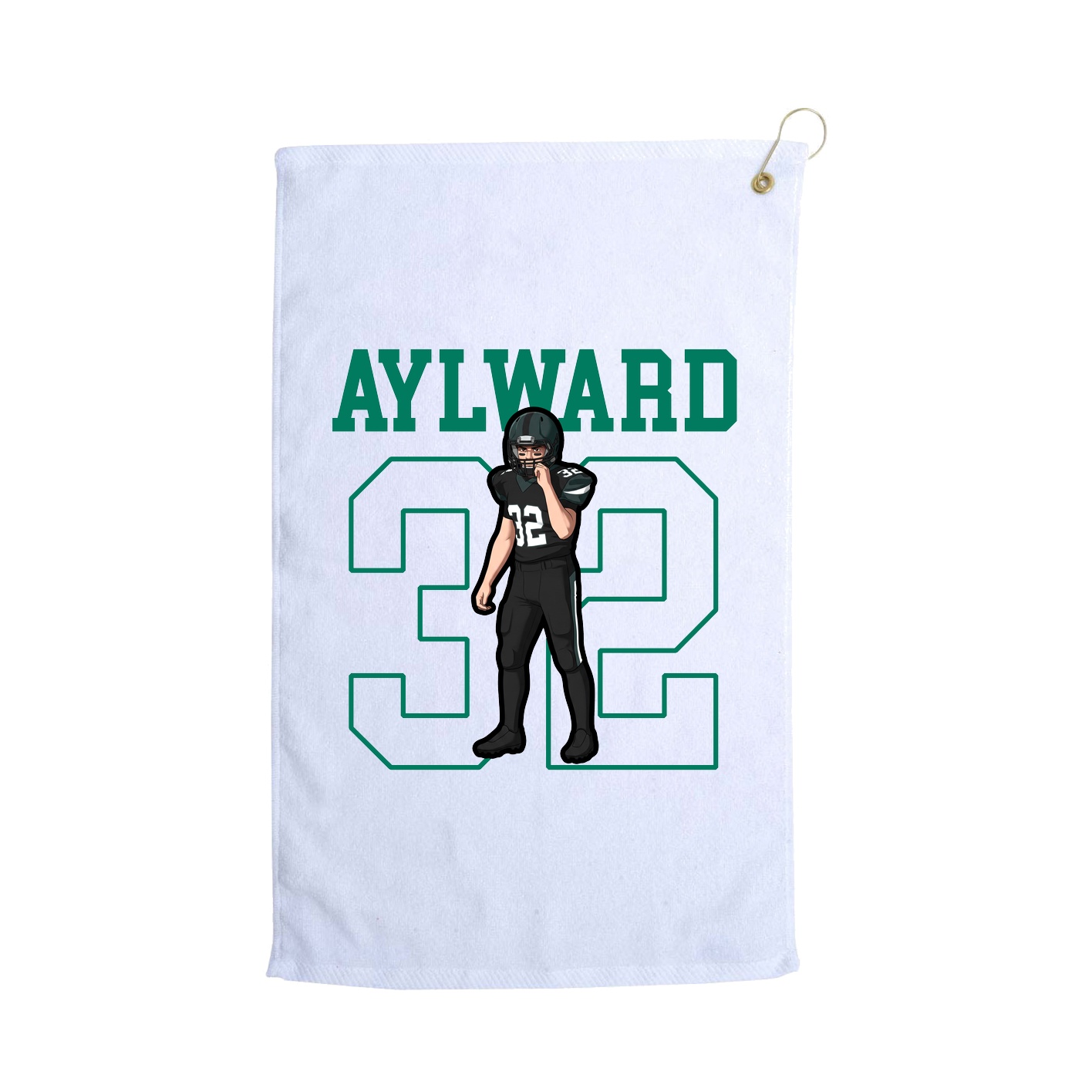 Golf Towel — Shirsey in White