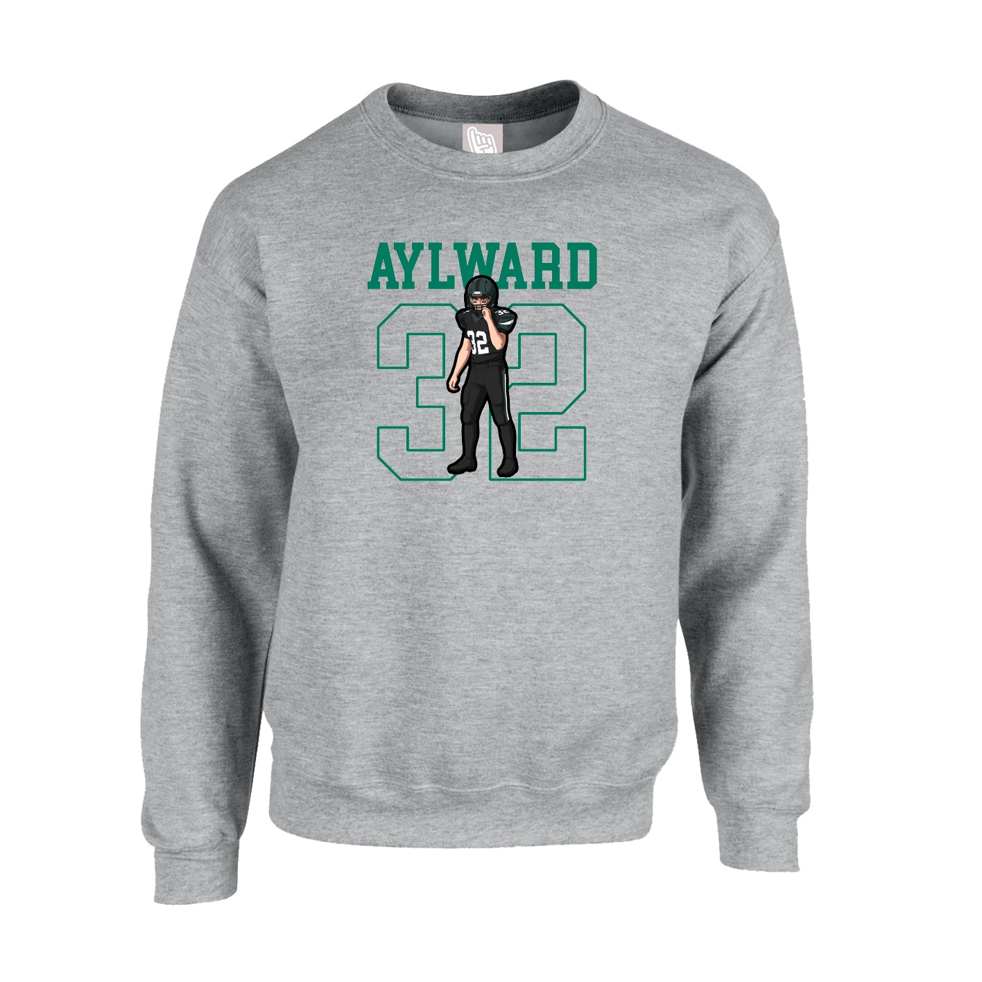 Fleece Crew — Shirsey in Grey