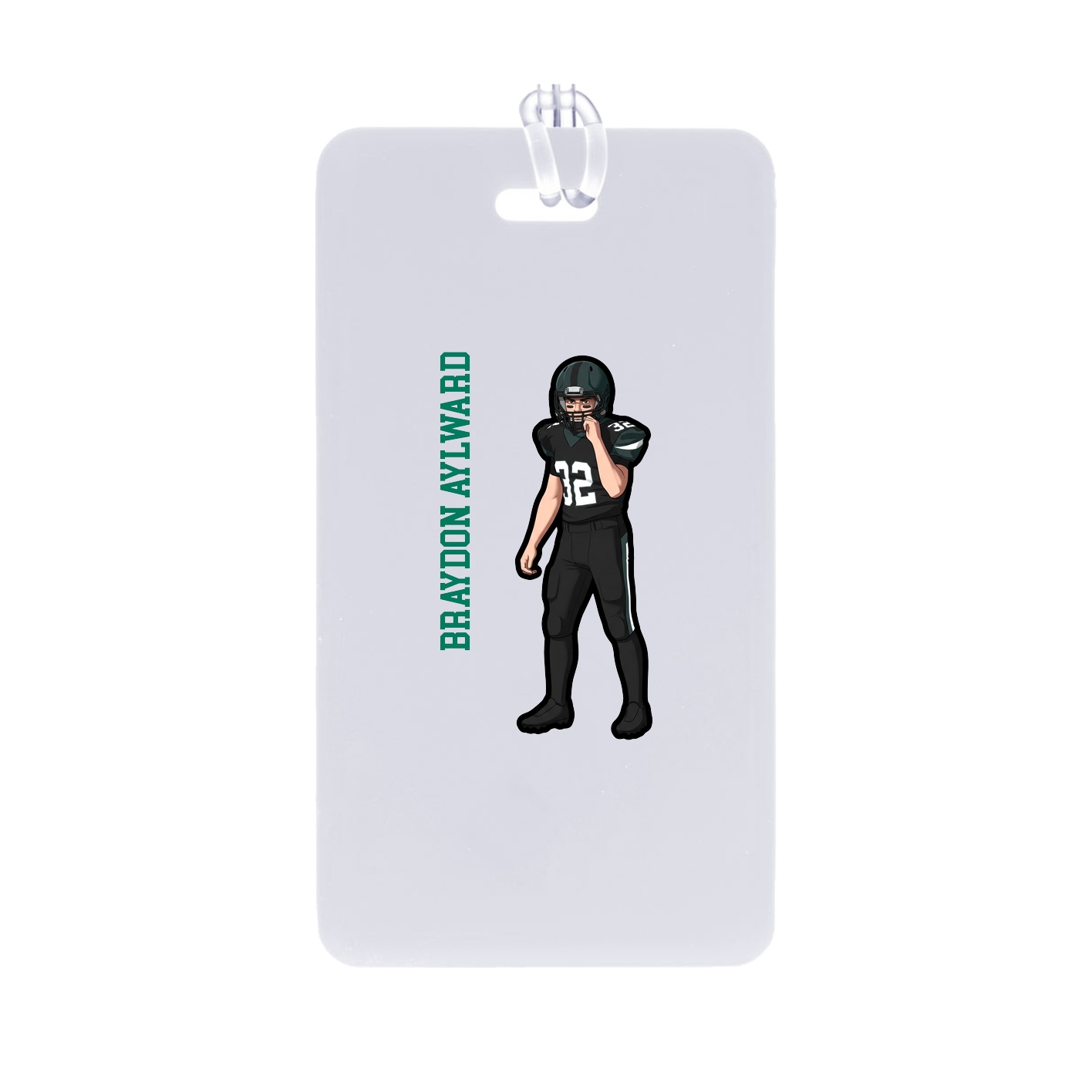 Bag Tag — Name Vertical in Classic
