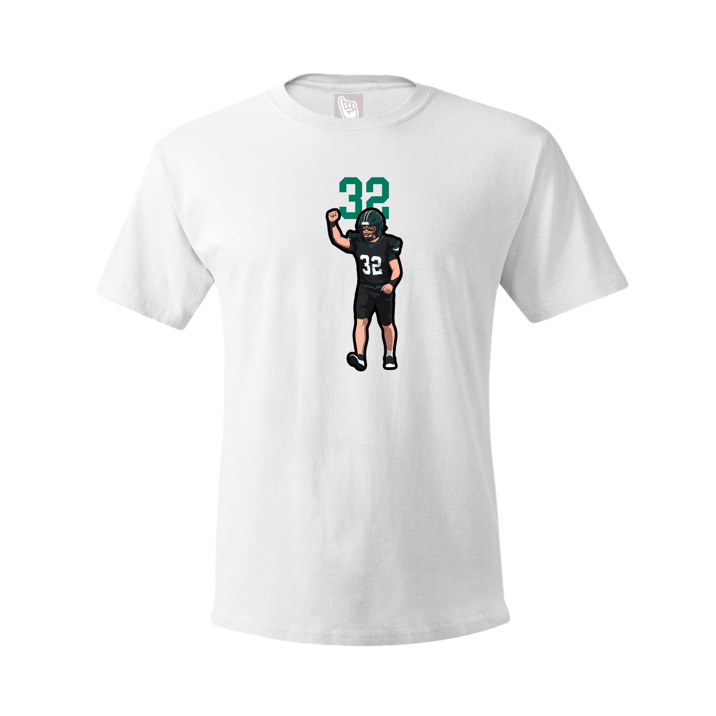Tee — Number Top in White