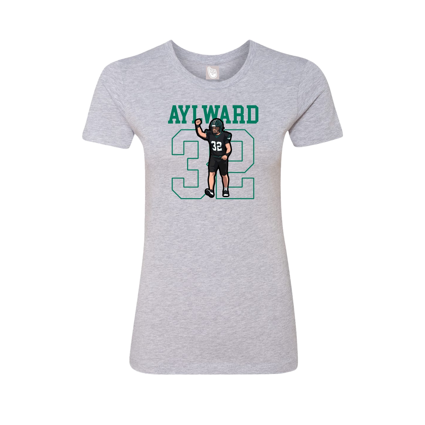 Fitted Women's Tee — Shirsey in Grey