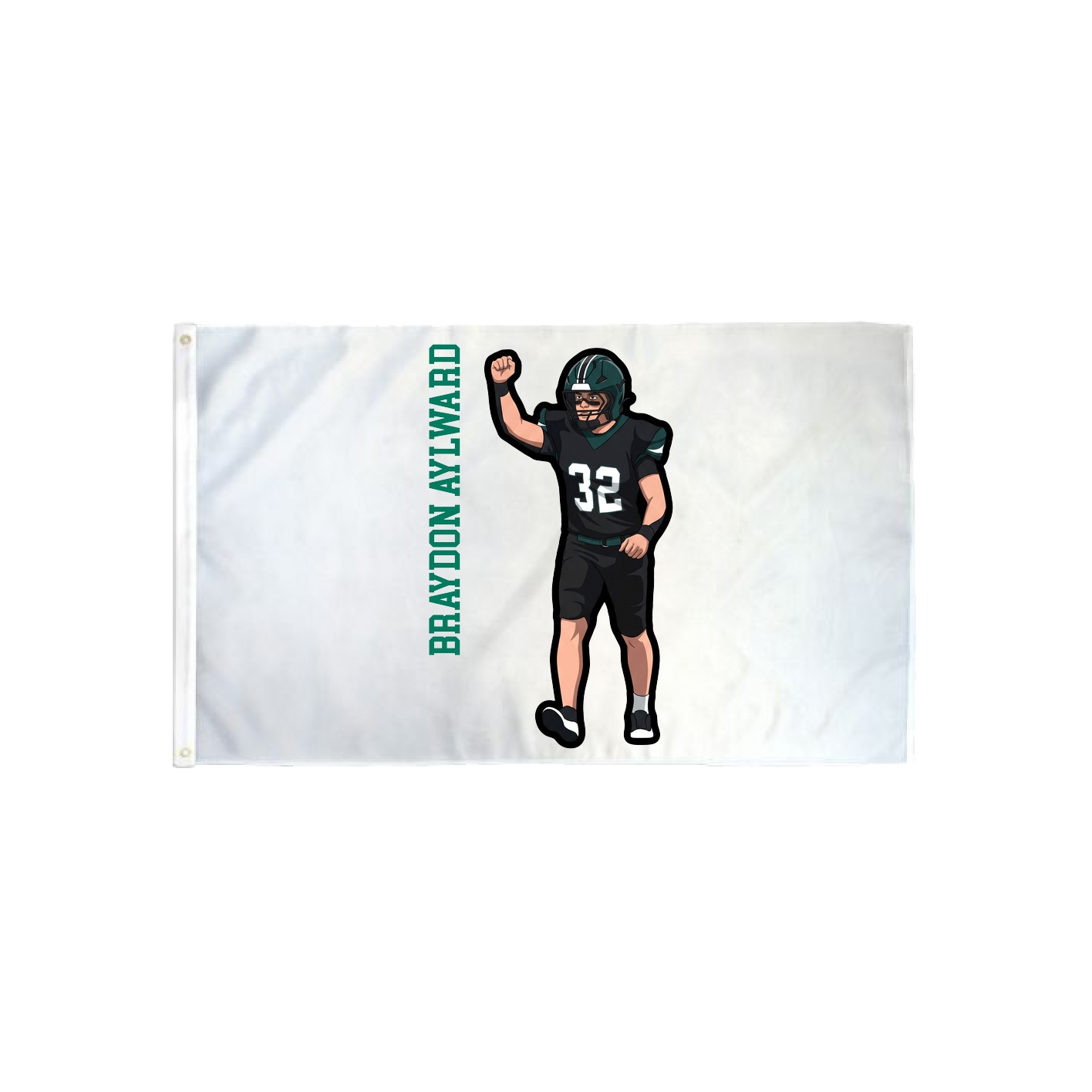 3x5 Flag — Name Vertical in Classic