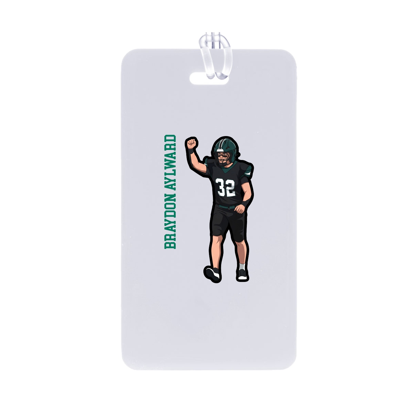 Bag Tag — Name Vertical in Classic