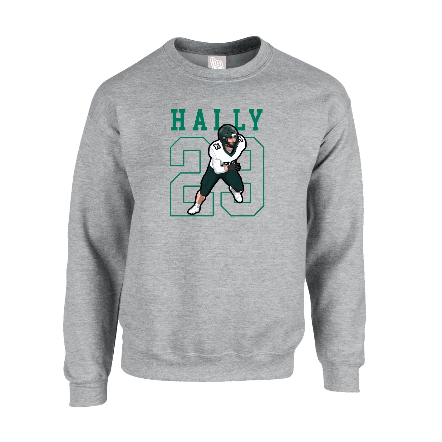 Fleece Crew — Shirsey in Grey