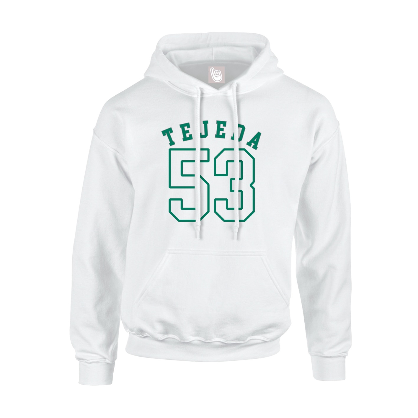 Hoodie — Shirsey Arch in White