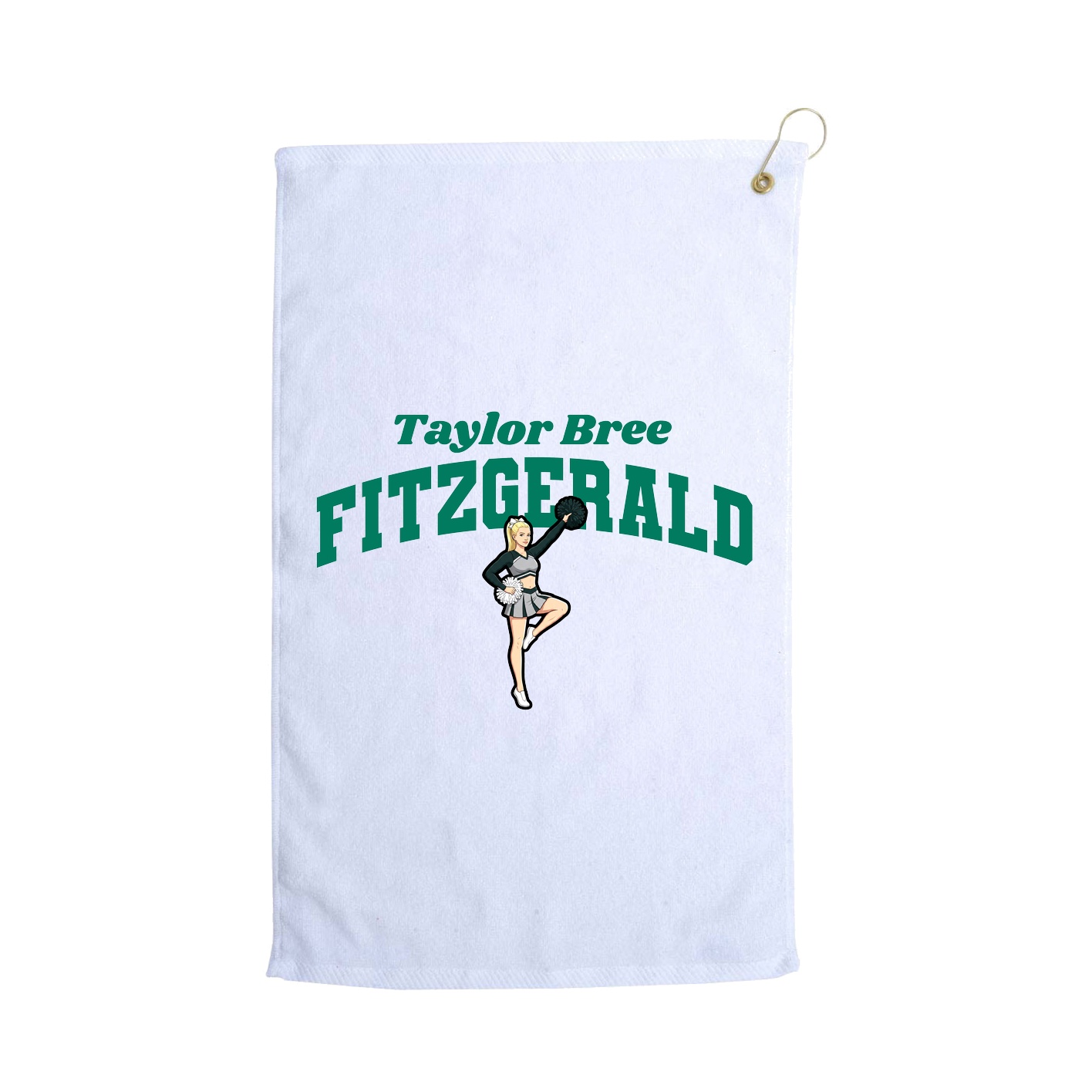 Golf Towel — Signature Arch in White