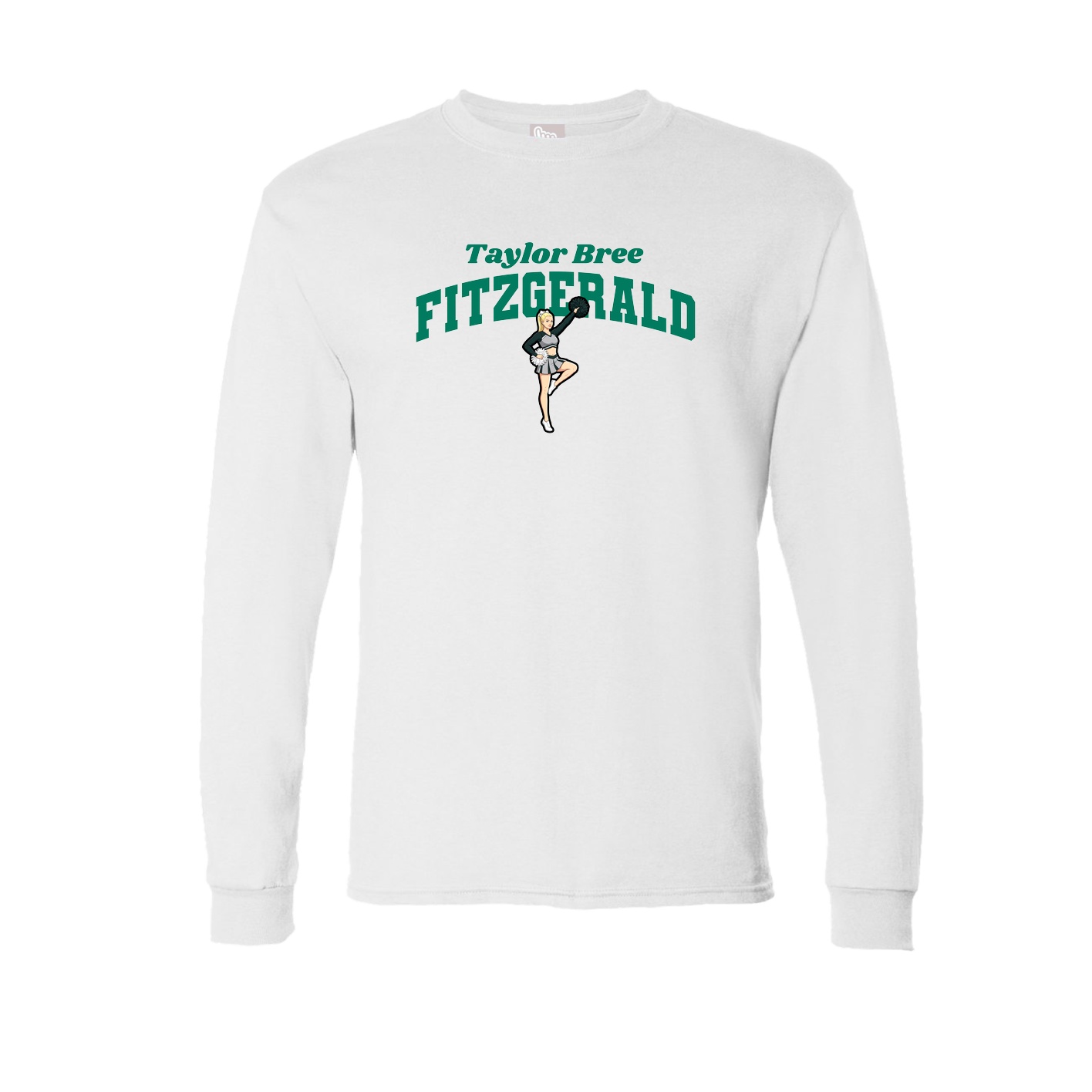 Long Sleeve Tee — Signature Arch in White