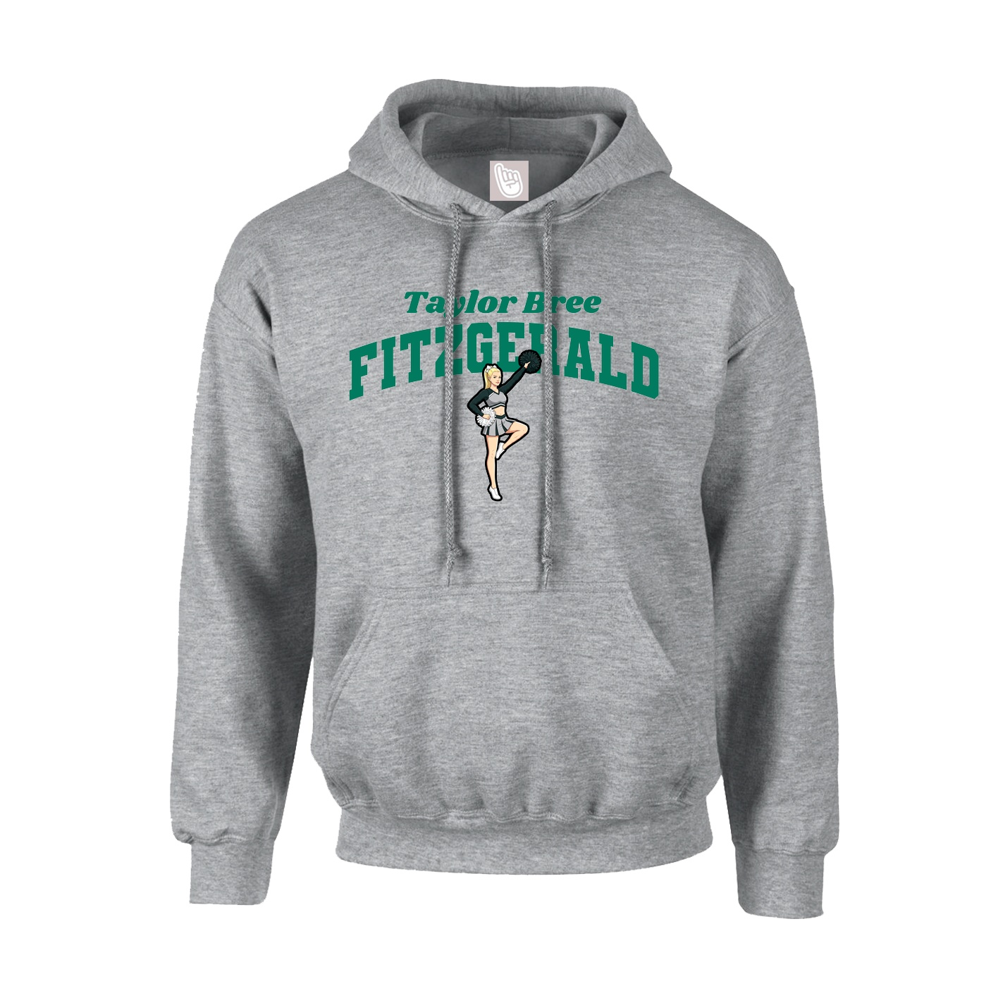 Hoodie — Signature Arch in Grey
