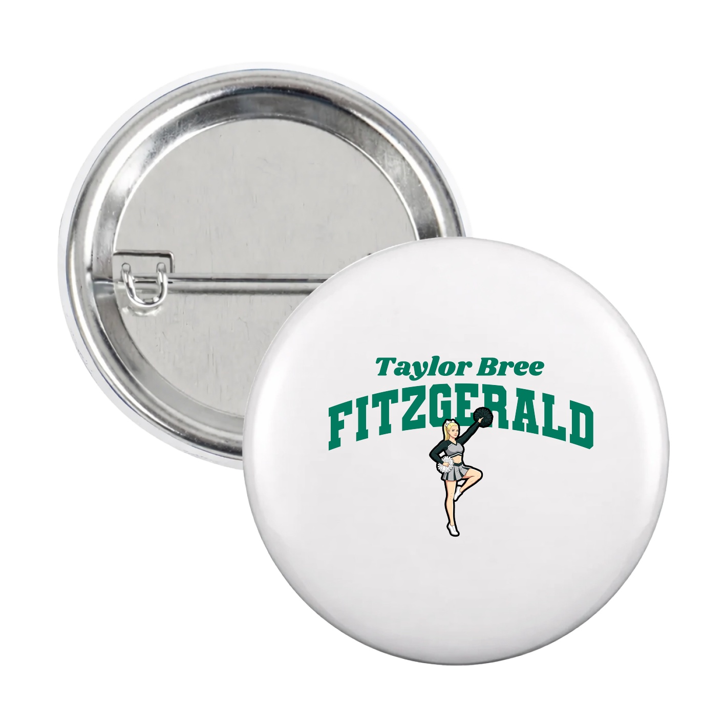 Game Day Button — Signature Arch in White