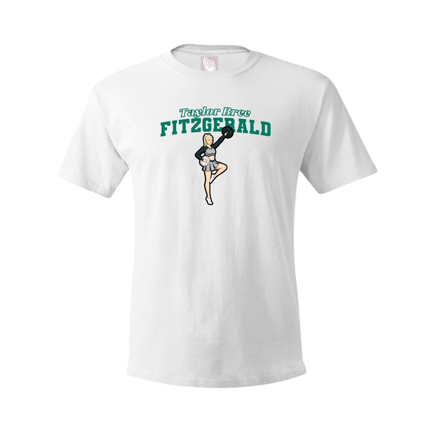Tee — Name Arch in White
