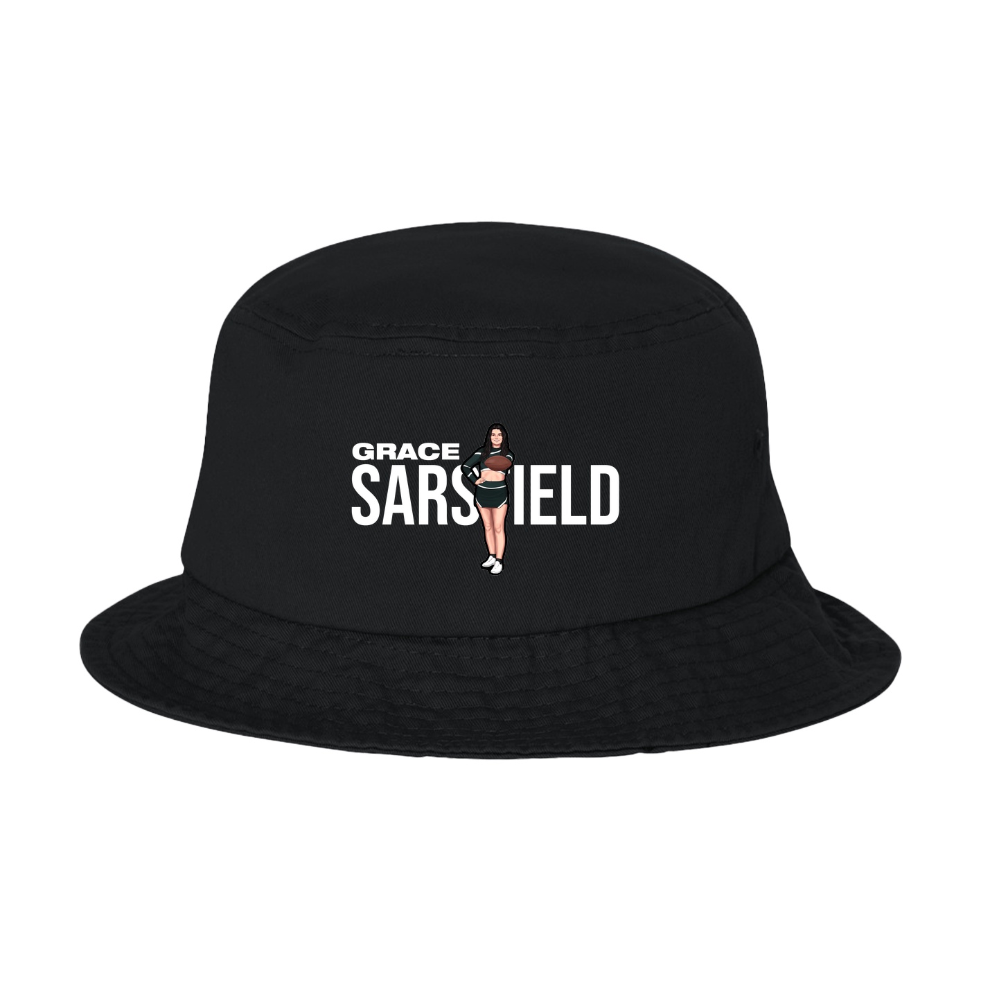 Bucket Cap — Player Name in Black
