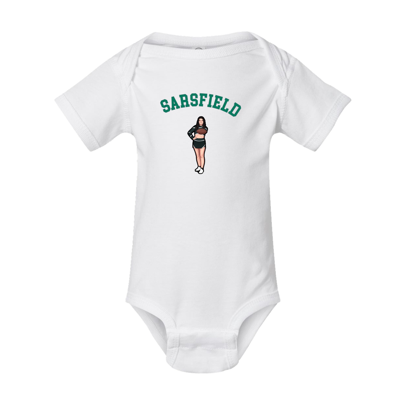 Baby Onesie — Shirsey Arch in White