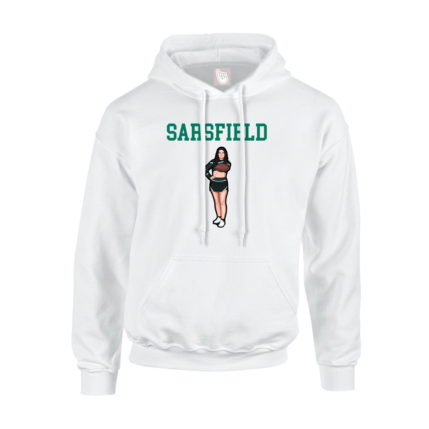 Youth Hoodie — Shirsey in White