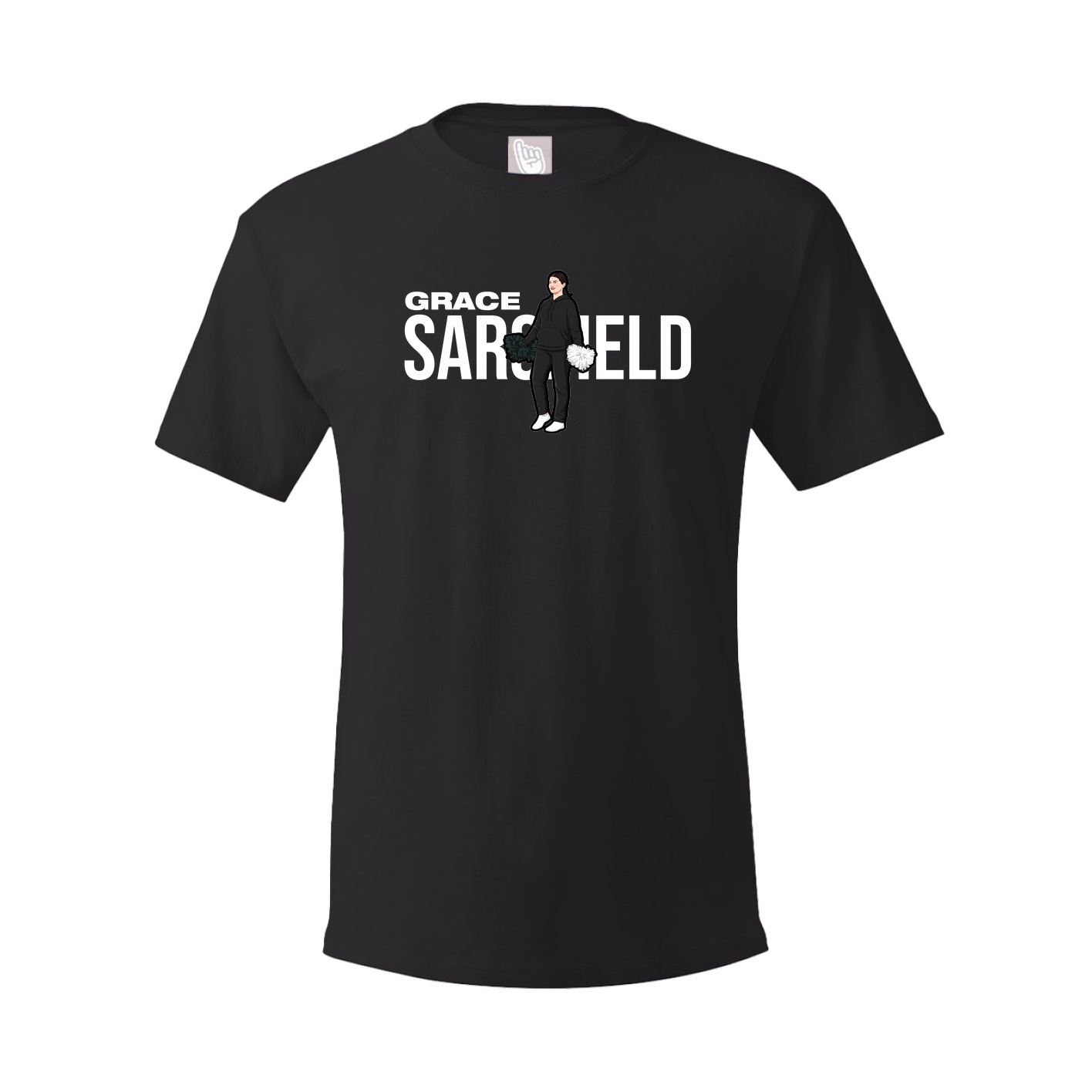 Tee — Player Name in Black