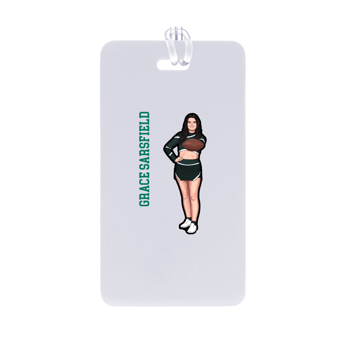 Bag Tag — Name Vertical in Classic