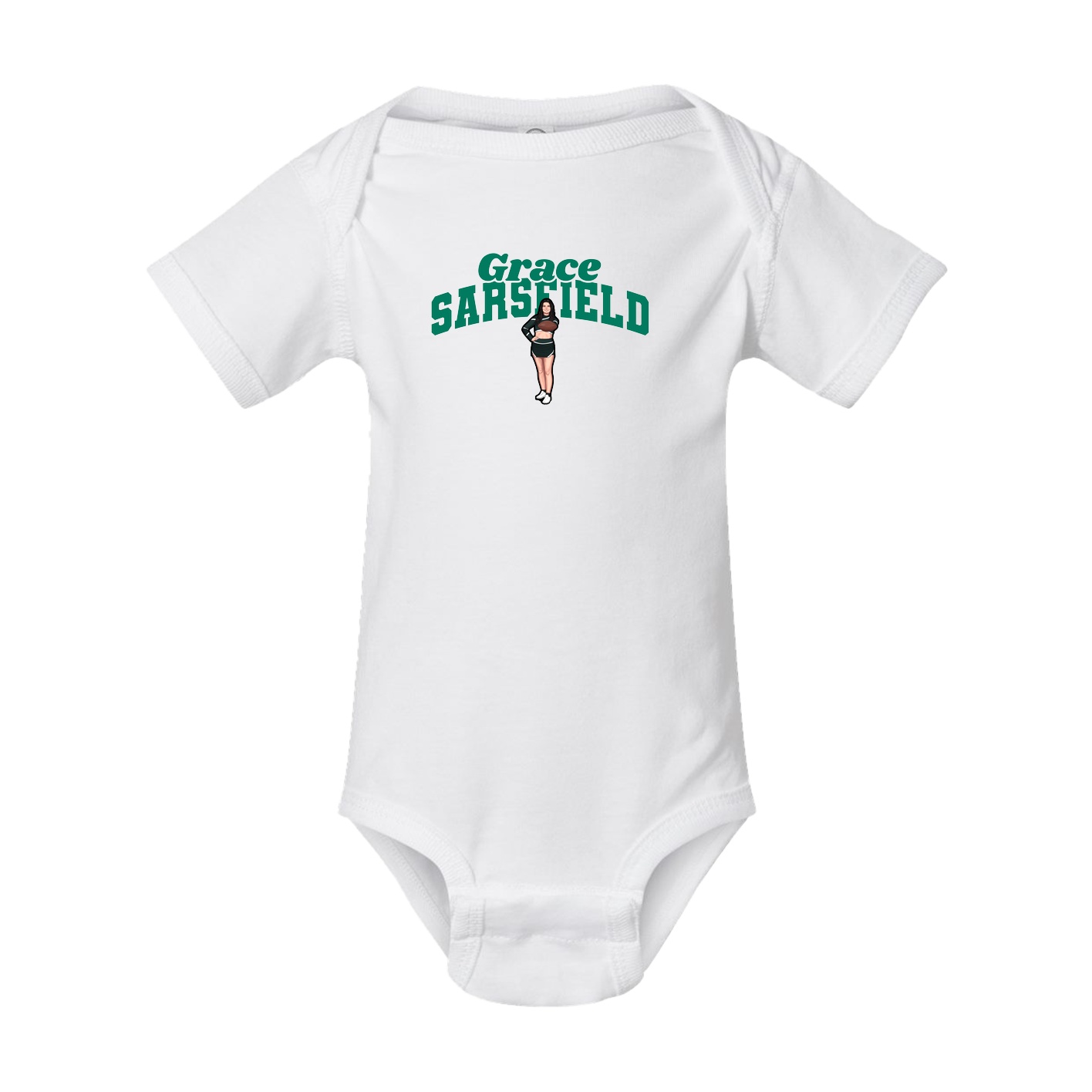 Baby Onesie — Signature Arch in White