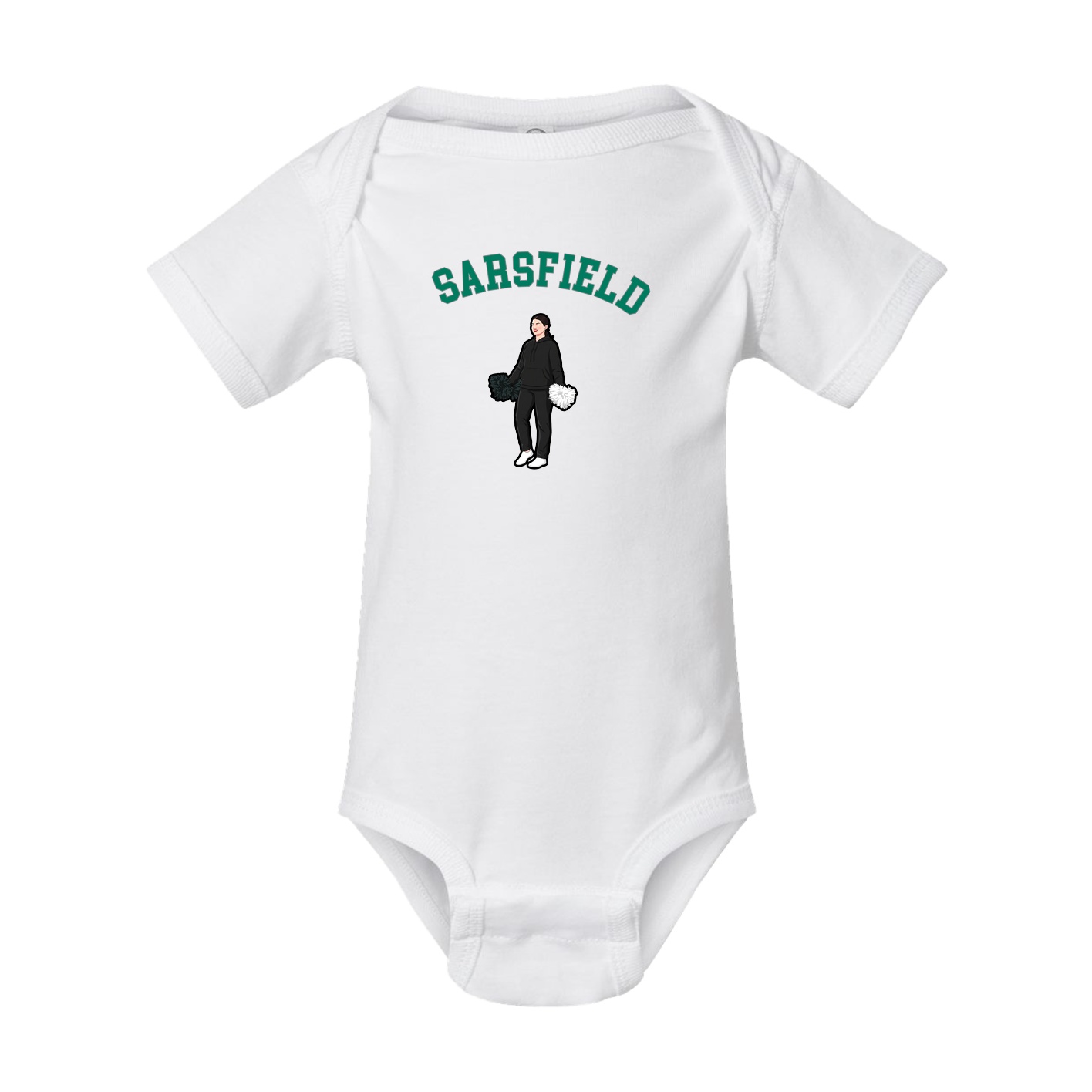 Baby Onesie — Shirsey Arch in White