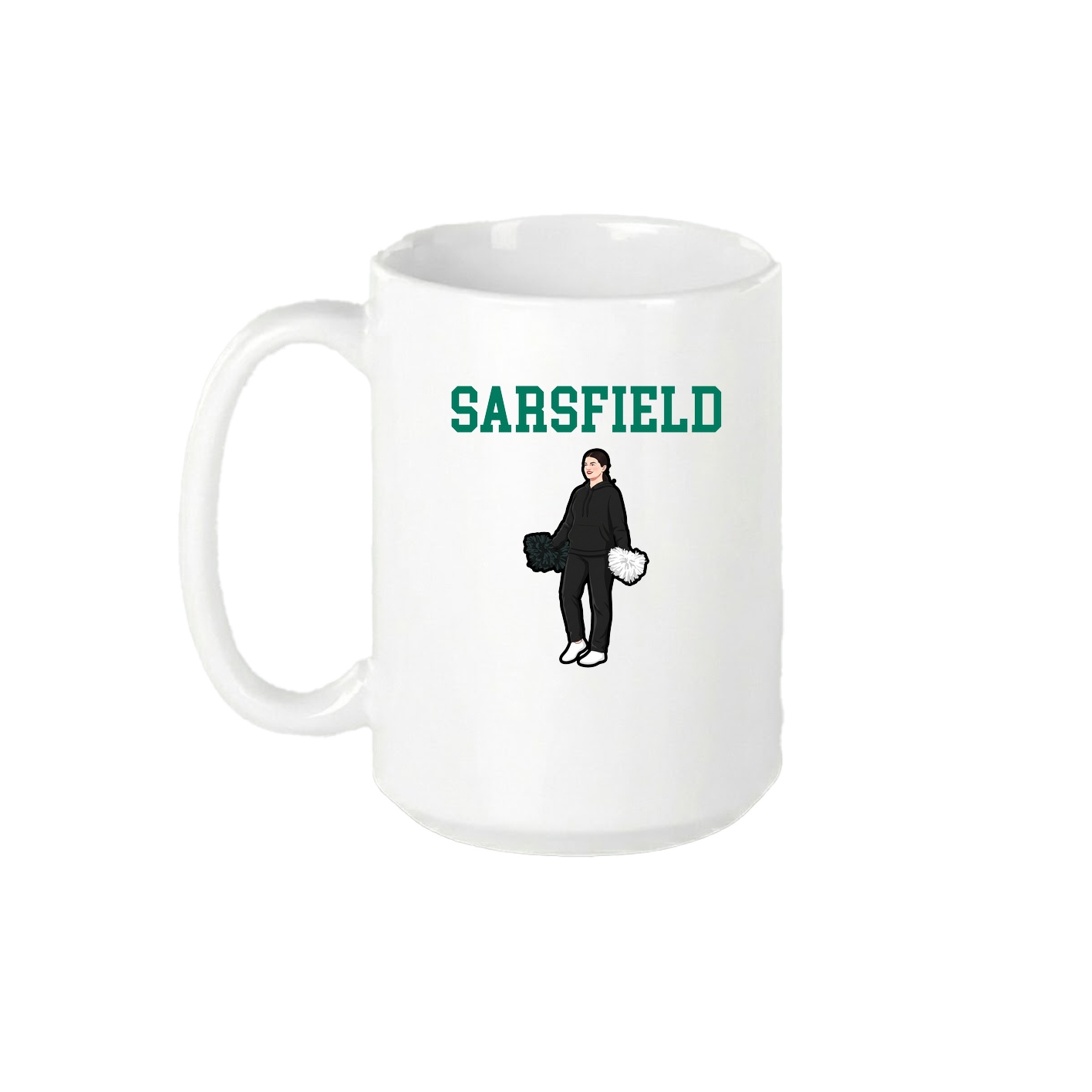 15oz Coffee Mug — Shirsey in White