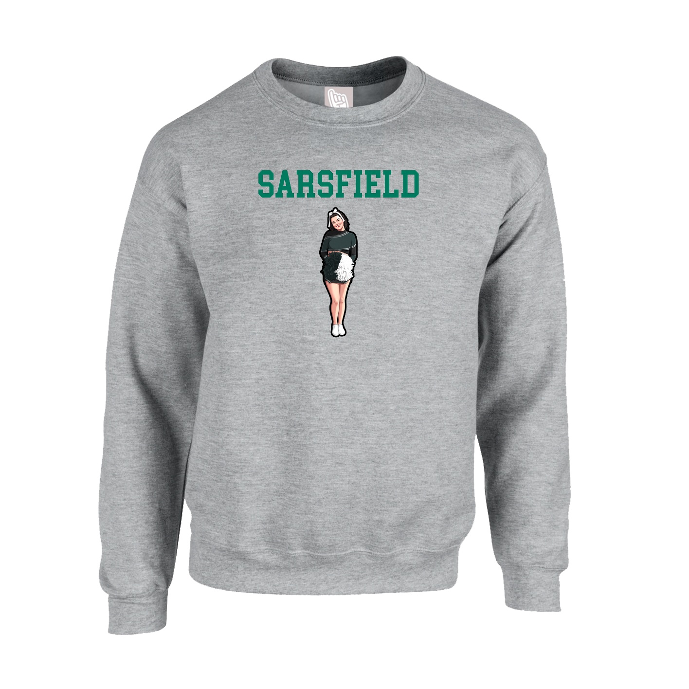 Fleece Crew — Shirsey in Grey