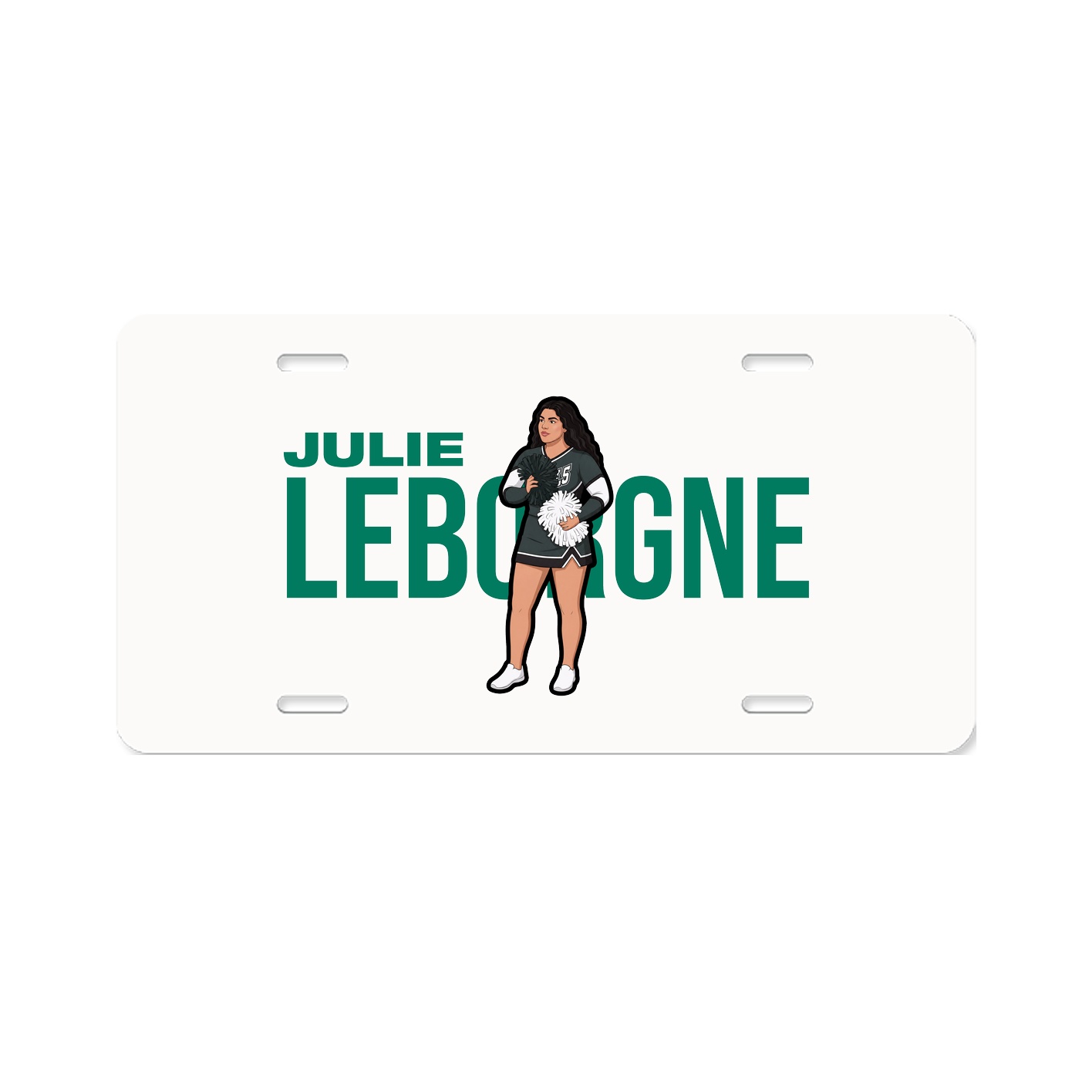 License Plate — Player Name in Classic