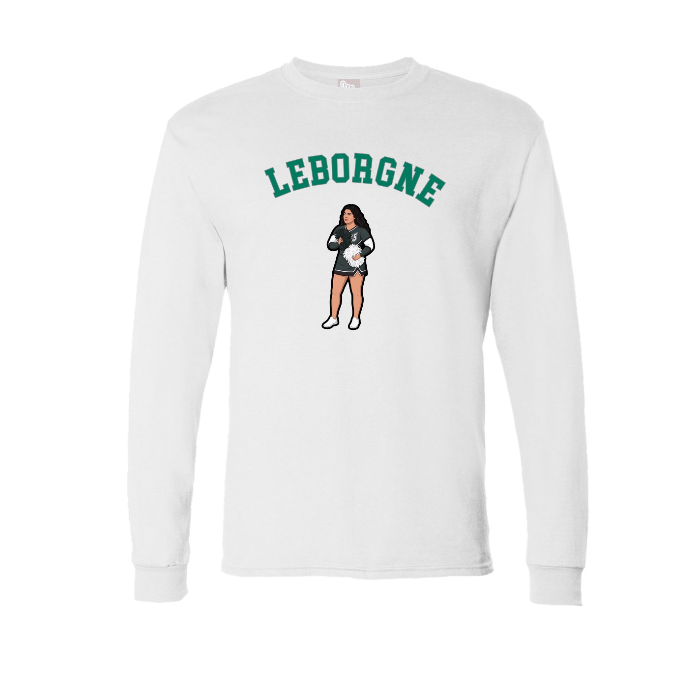 Long Sleeve Tee — Shirsey Arch in White