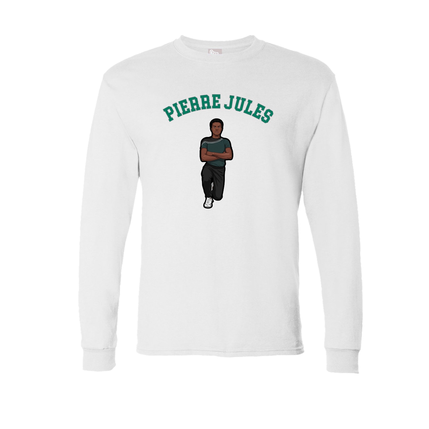 Long Sleeve Tee — Shirsey Arch in White